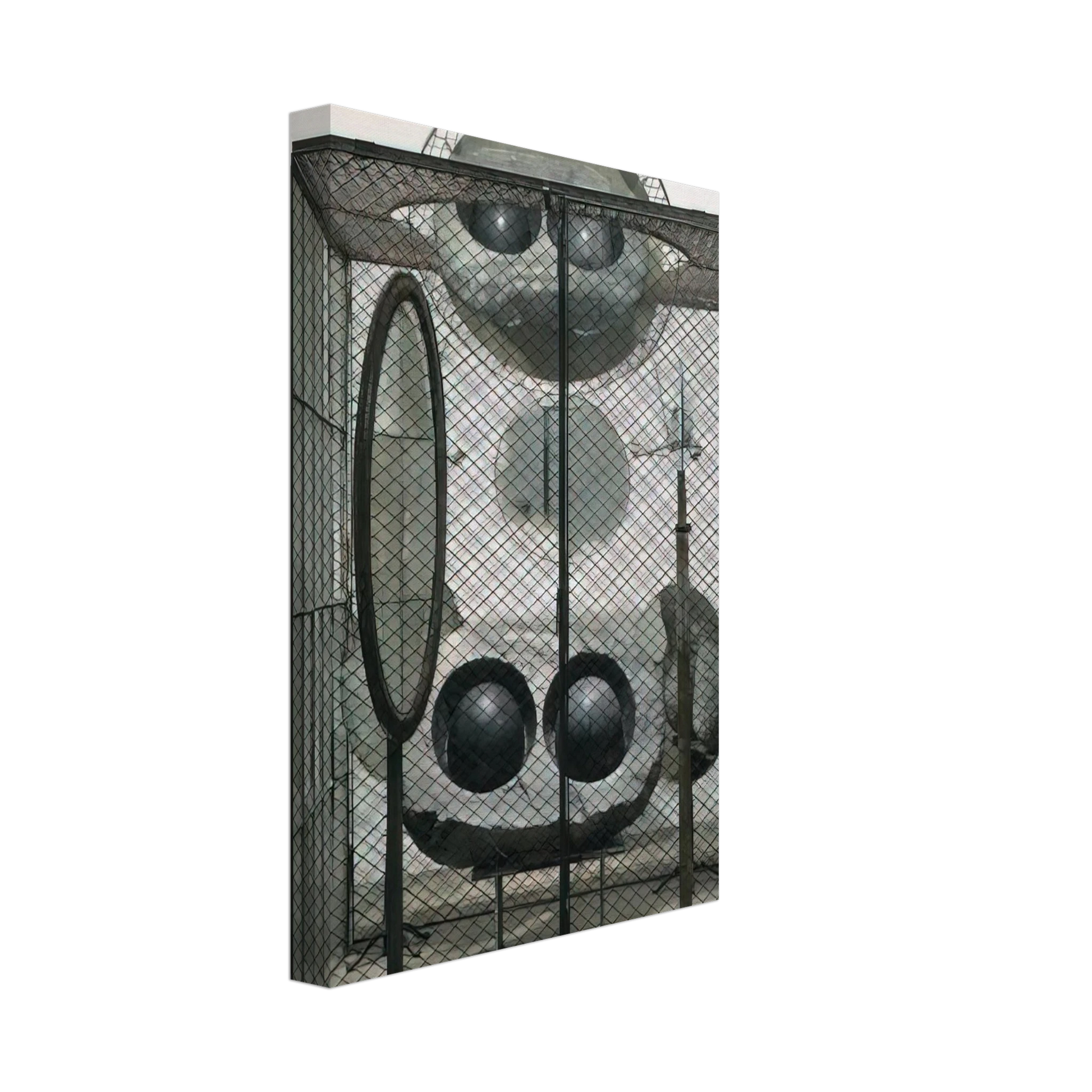 Louise Bourgeois - CELL EYES AND MIRRORS 1993 Canvas - 40x60 cm / 16x24 inches-canvas
