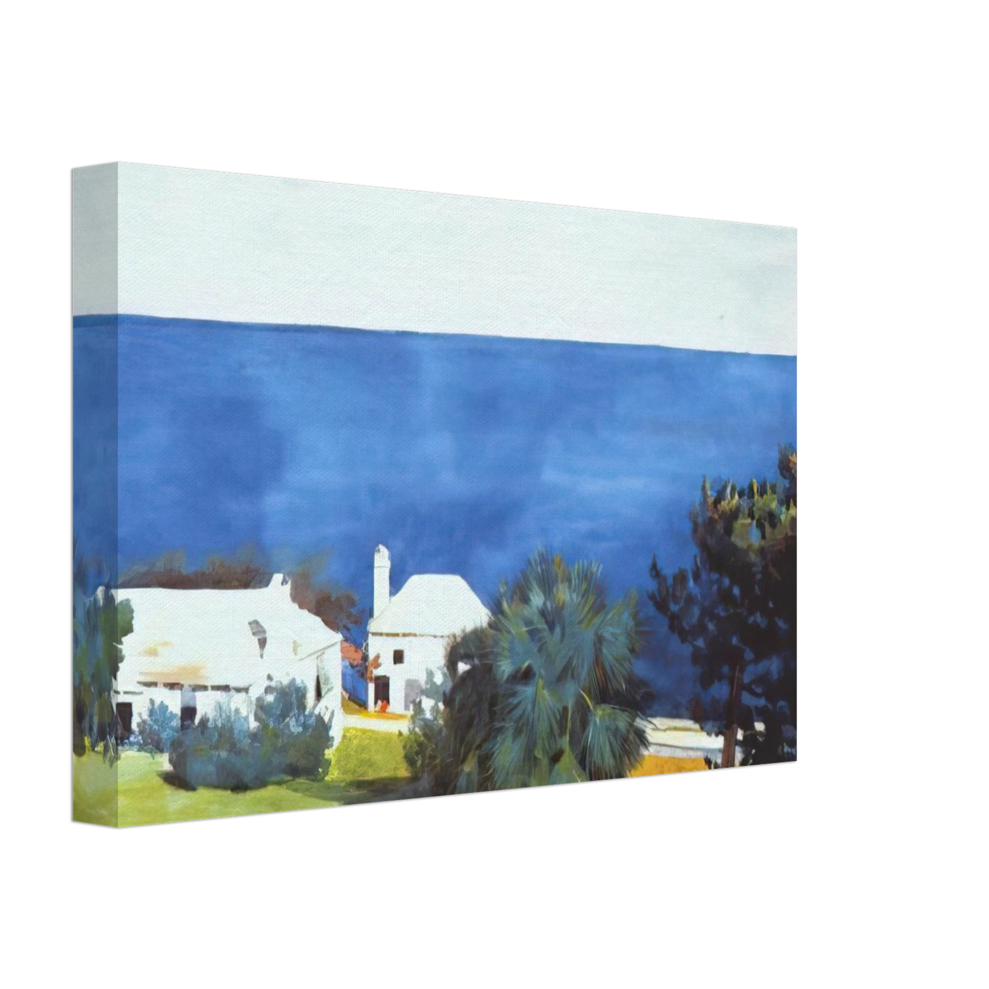 Winslow Homer - SHORE AT BERMUDA Canvas - 40x60 cm / 16x24 inches-canvas