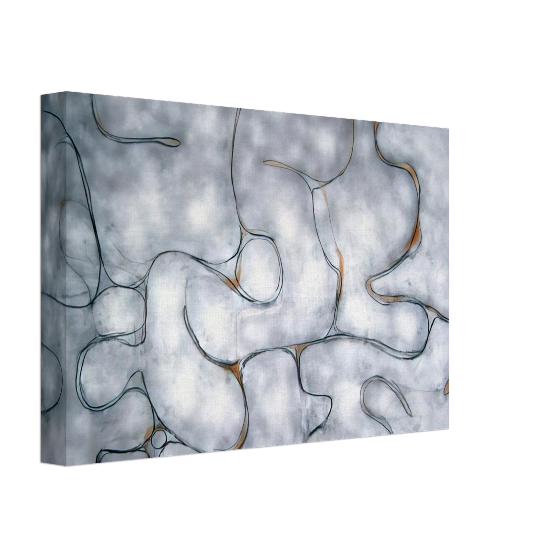 Victor Pasmore - GREY SYMPHONY 1975 Canvas - 70x100 cm / 28x40 inches-canvas