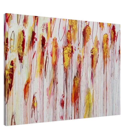 Cy Twombly - Lepanto, Part VIII Canvas - 20x30 cm / 8x12 inches-canvas