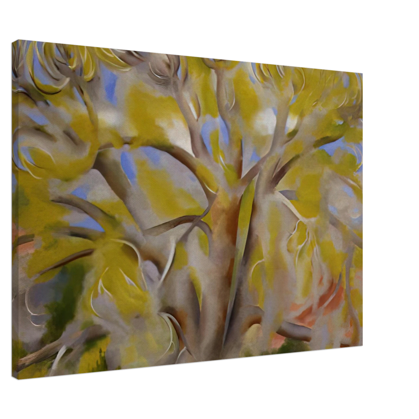 Georgia O'Keeffe - Spring Tree No. 1 Canvas - 20x30 cm / 8x12 inches-canvas