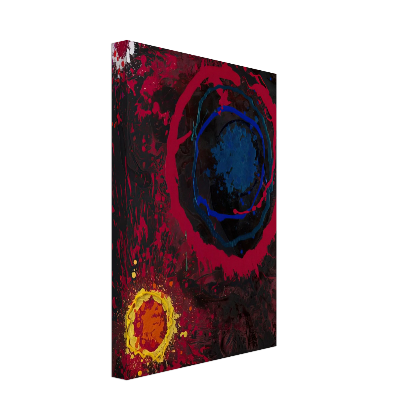 John Hoyland - Before Time Mysteries 12 05-01-11 - 2011 Canvas - 40x60 cm / 16x24 inches-canvas