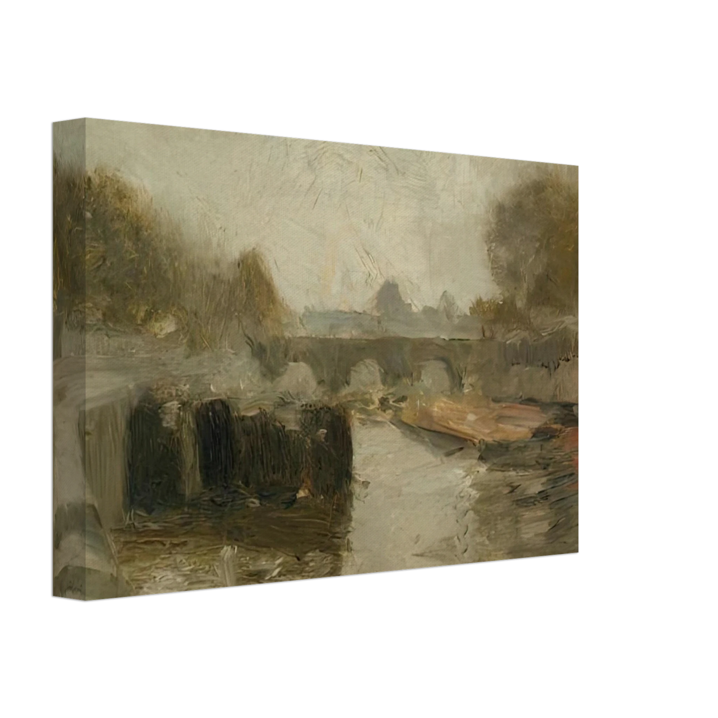 Henri Matisse - LE PONT 1895 Canvas - 40x60 cm / 16x24 inches-canvas