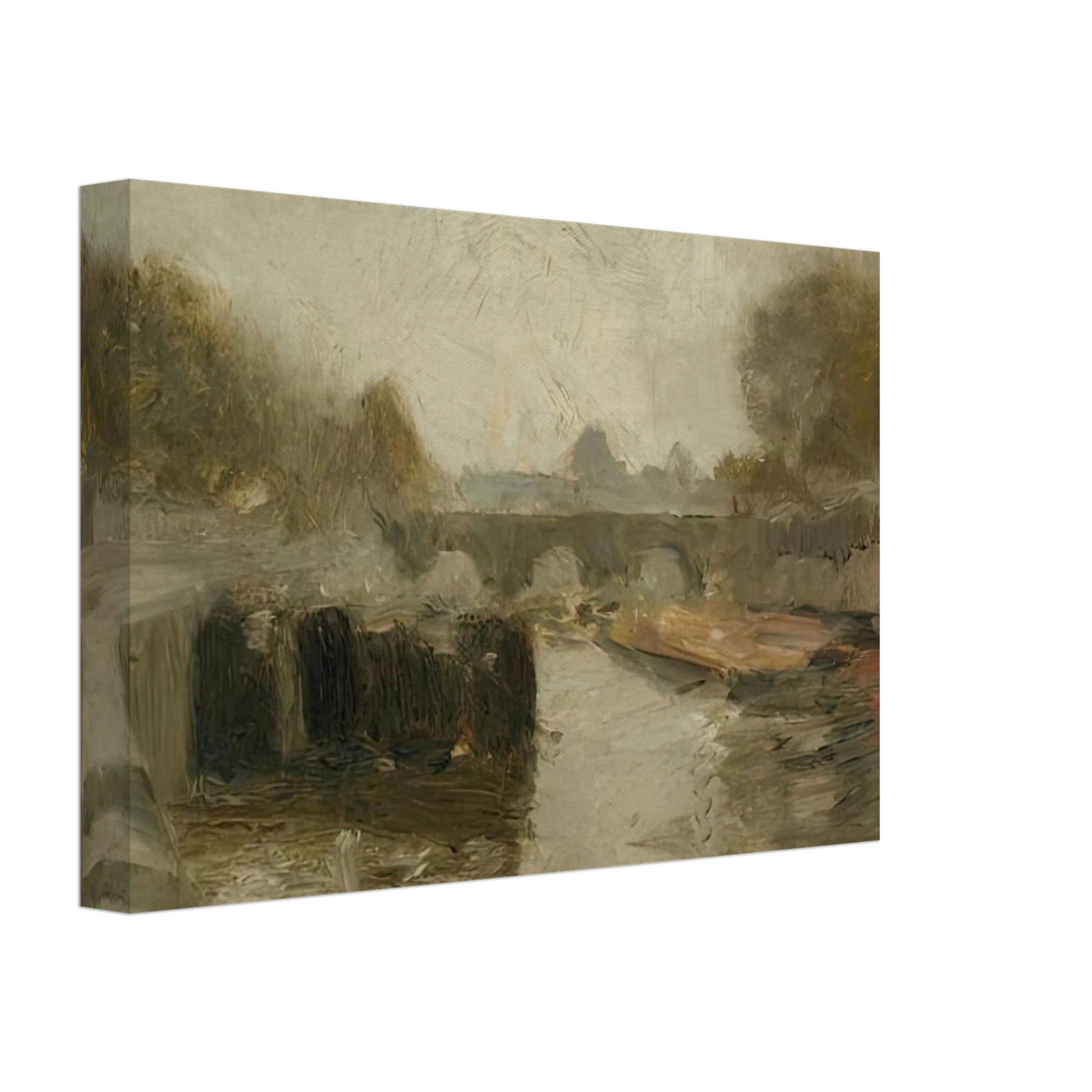 Henri Matisse - LE PONT 1895 Canvas - 40x60 cm / 16x24 inches-canvas