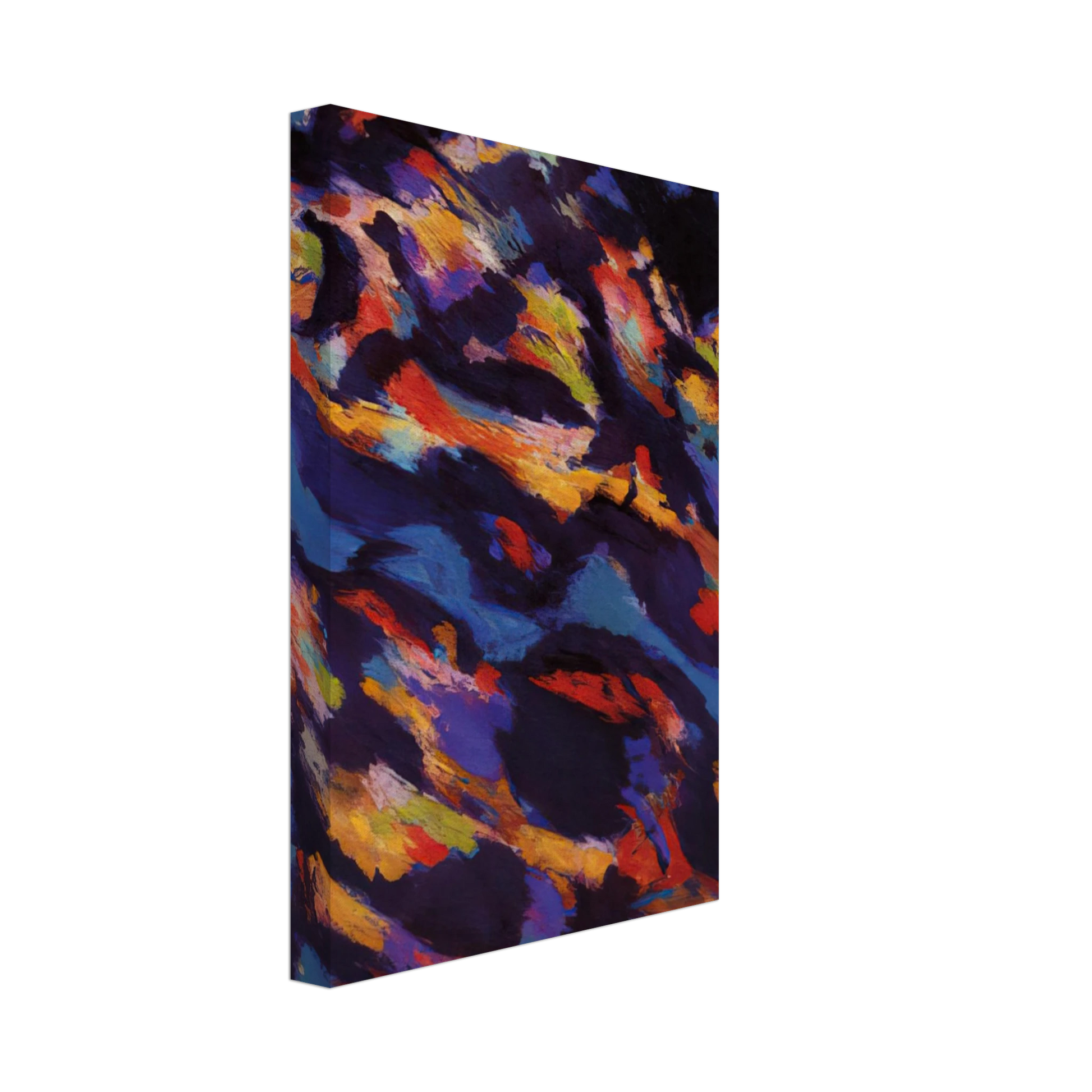 Alfred Manessier - Hommage a Miguel de Unamuno - Le Torrent vert - 1965 Canvas - 70x100 cm / 28x40 inches-canvas