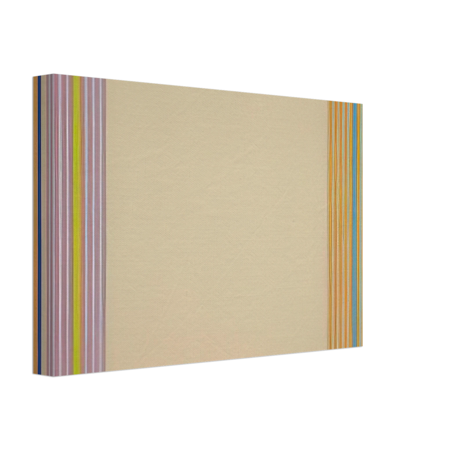Gene Davis - End Stripes - 1960 Canvas - 40x60 cm / 16x24 inches-canvas
