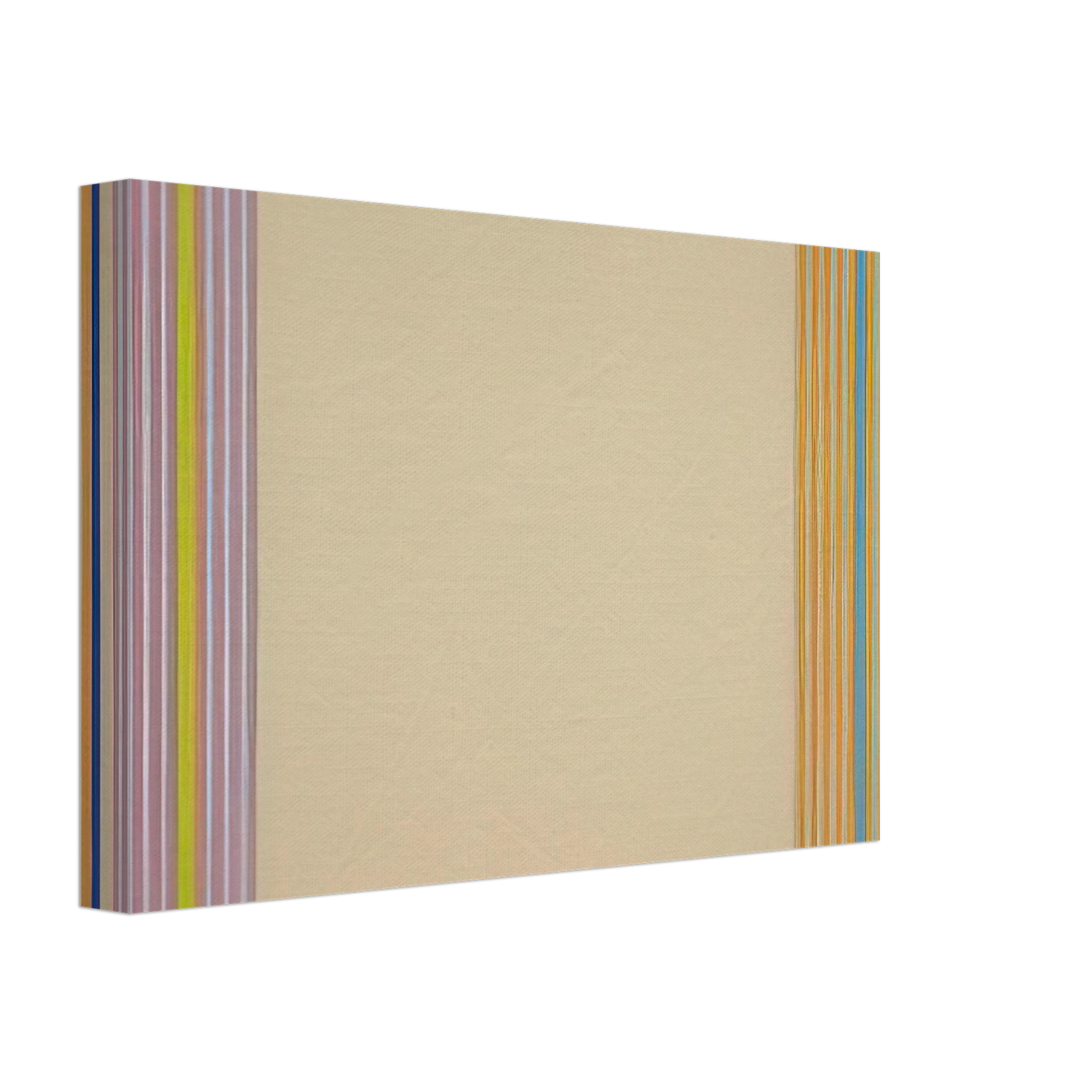 Gene Davis - End Stripes - 1960 Canvas - 40x60 cm / 16x24 inches-canvas