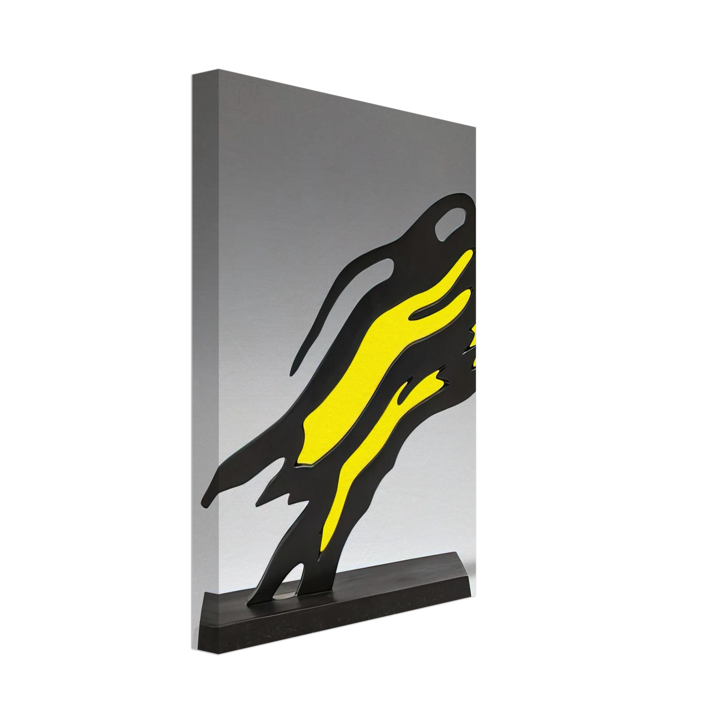 Roy Lichtenstein - WEISMAN AWARD YELLOW BRUSHSTROKE 1991 Canvas - 40x60 cm / 16x24 inches-canvas