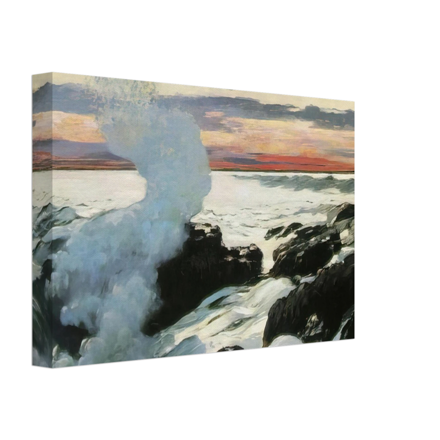 Winslow Homer - WEST POINT PROUT S NECK Canvas - 40x60 cm / 16x24 inches-canvas