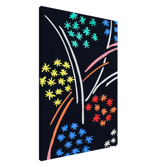 Sonia Delaunay - COMPOSITION 35 Canvas - 20x30 cm / 8x12 inches-canvas