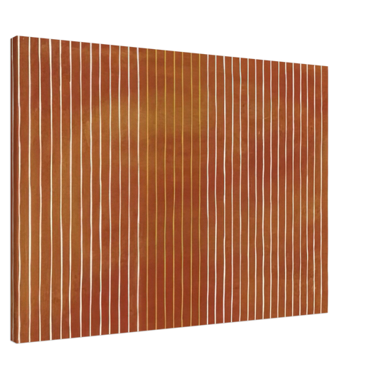 Gene Davis - Pumpkin - 1959 Canvas - 20x30 cm / 8x12 inches-canvas