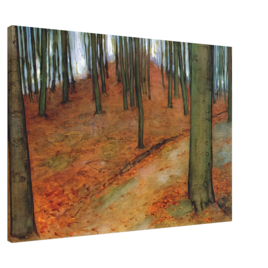 Piet Mondrian - Wood with Beech Trees Canvas - 20x30 cm / 8x12 inches-canvas