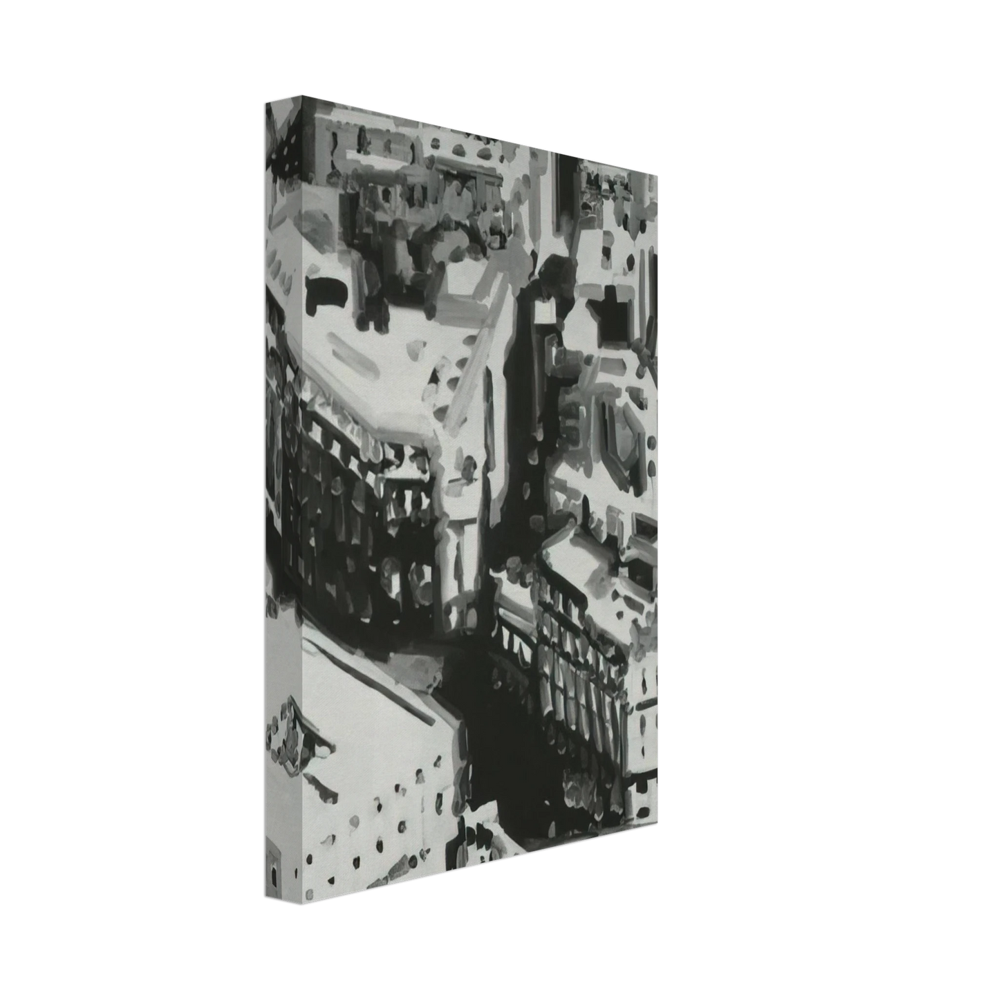 Gerhard Richter - TOWNSCAPE P1 1968 Canvas - 40x60 cm / 16x24 inches-canvas