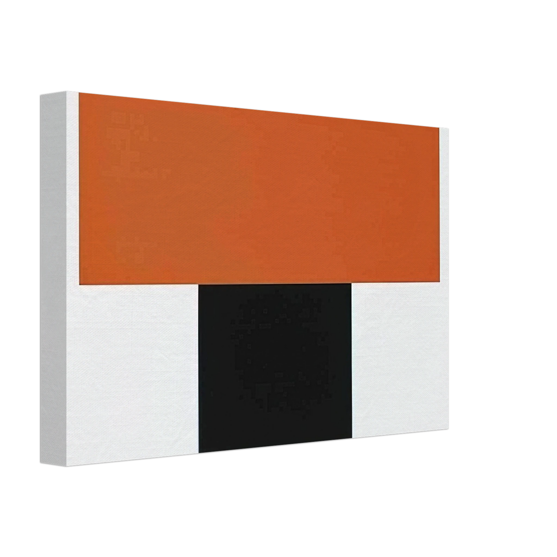 Ellsworth Kelly - Red-Orange over Black Canvas - 70x100 cm / 28x40 inches-canvas