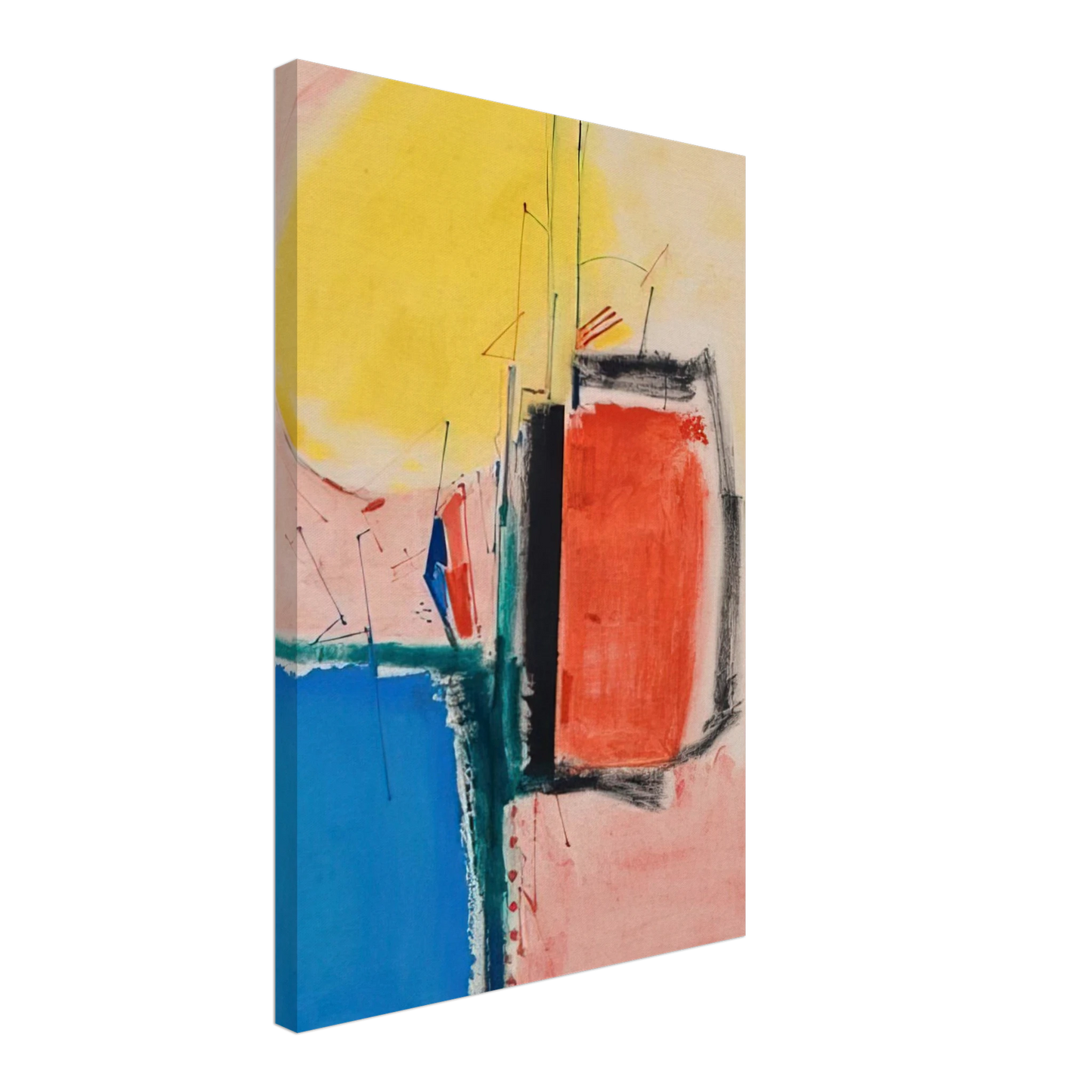 Hans Hofmann - Composition No. 1 Canvas - 70x100 cm / 28x40 inches-canvas