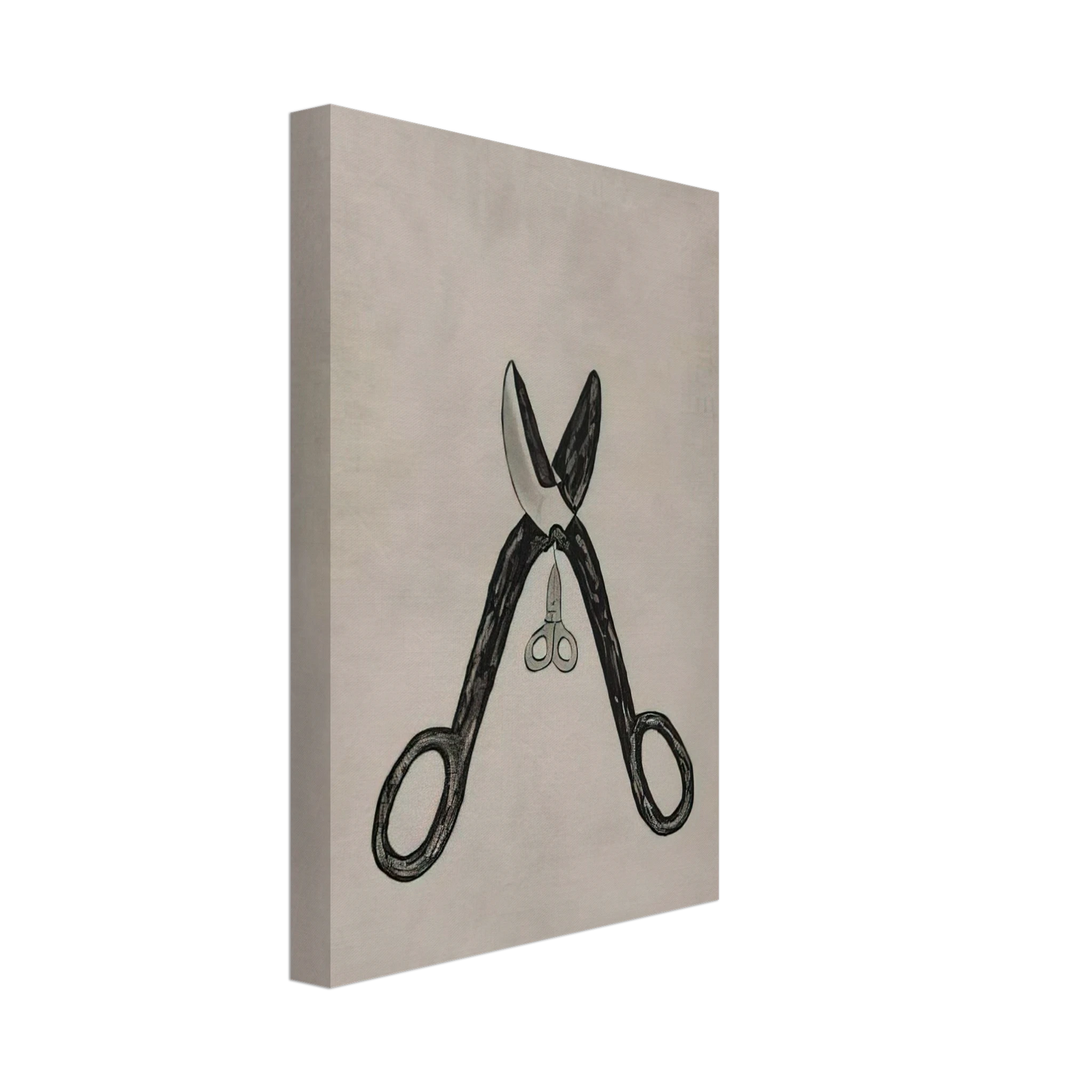 Louise Bourgeois - SCISSORS 1994 Canvas - 70x100 cm / 28x40 inches-canvas