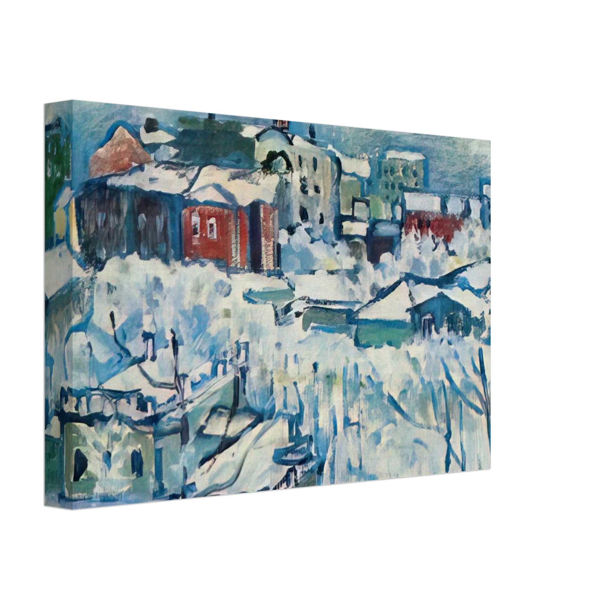 Wassily Kandinsky - MOSCOW SMOLENSKY BOULEVARD STUDY 1916 Canvas - 70x100 cm / 28x40 inches-canvas