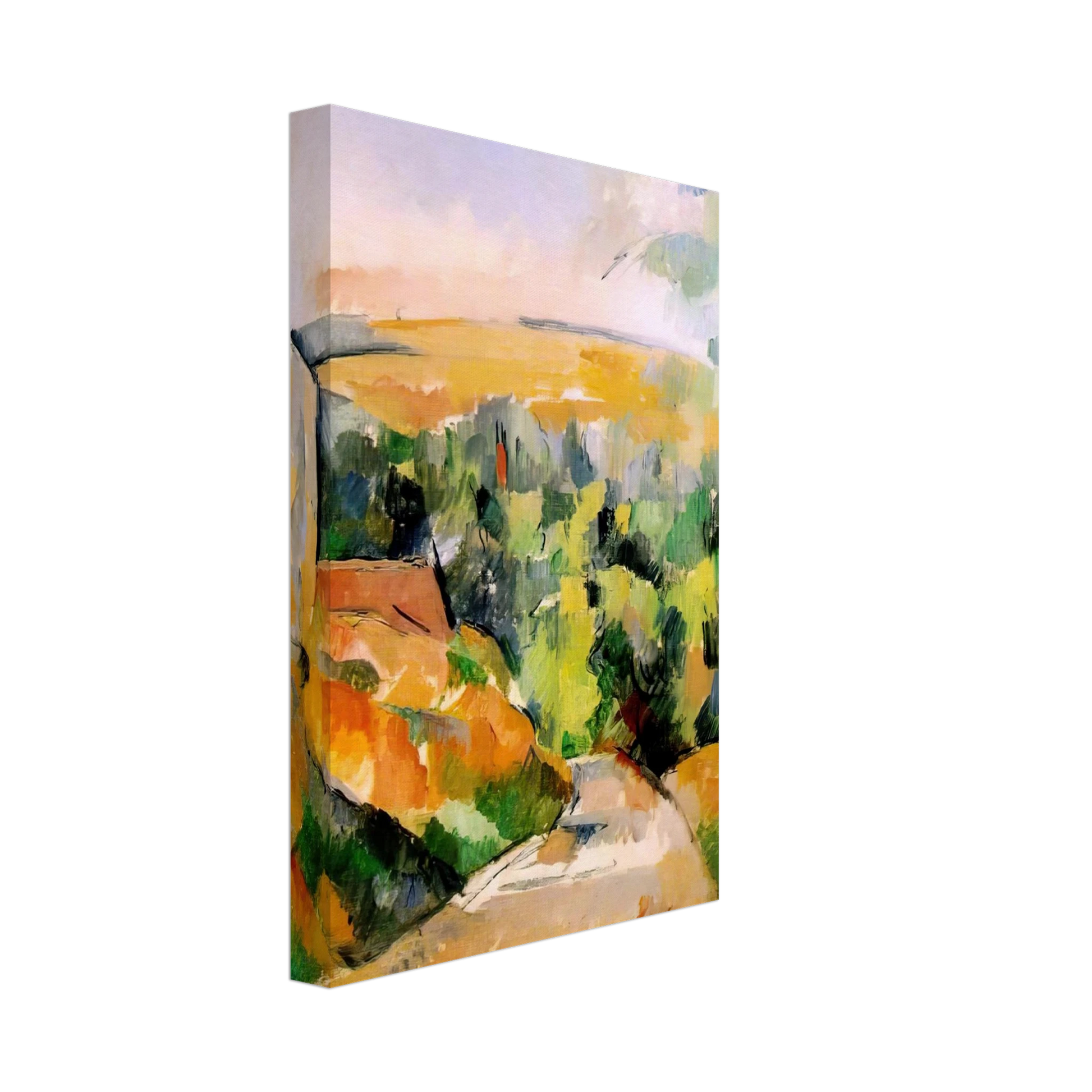 Paul Cezanne - The Bend in the road Canvas - 70x100 cm / 28x40 inches-canvas
