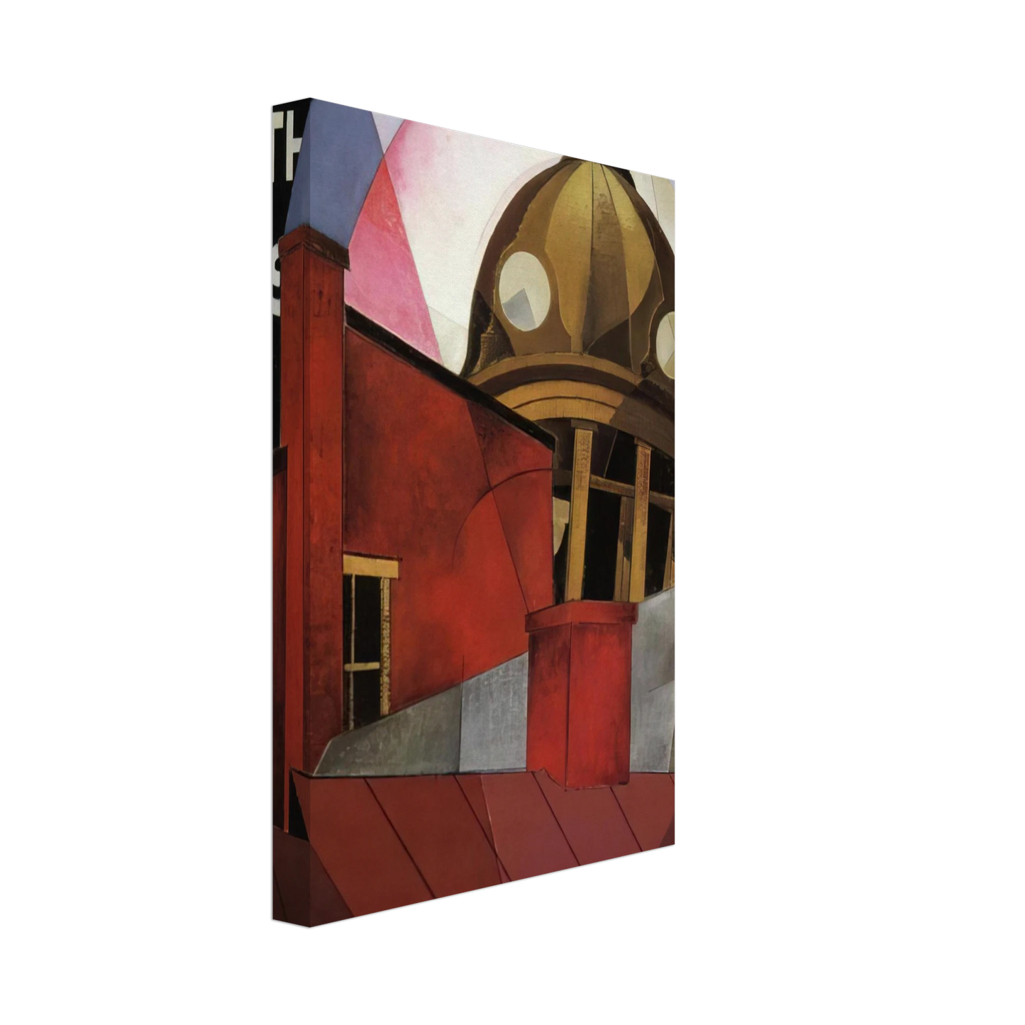 Charles Demuth - Welcome to Our City - 1921 Canvas - 70x100 cm / 28x40 inches-canvas