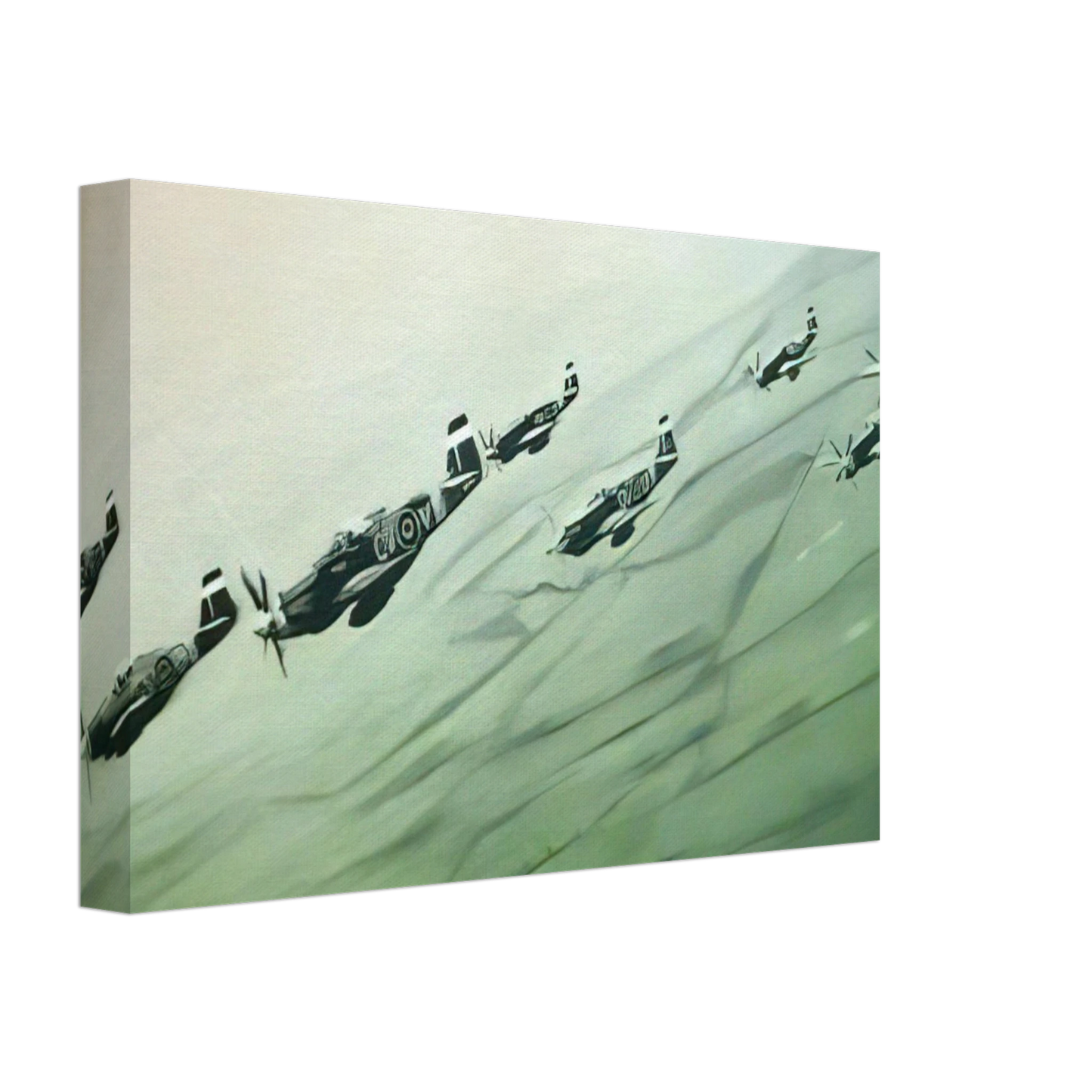 Gerhard Richter - MUSTANG STAFFEL 1964 Canvas - 70x100 cm / 28x40 inches-canvas