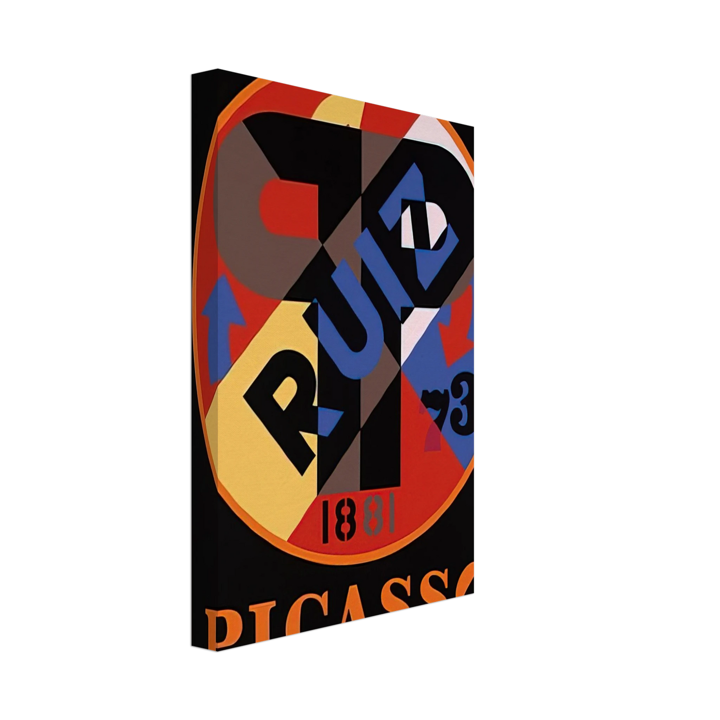 Robert Indiana - Picasso, The American Dream Canvas - 40x60 cm / 16x24 inches-canvas