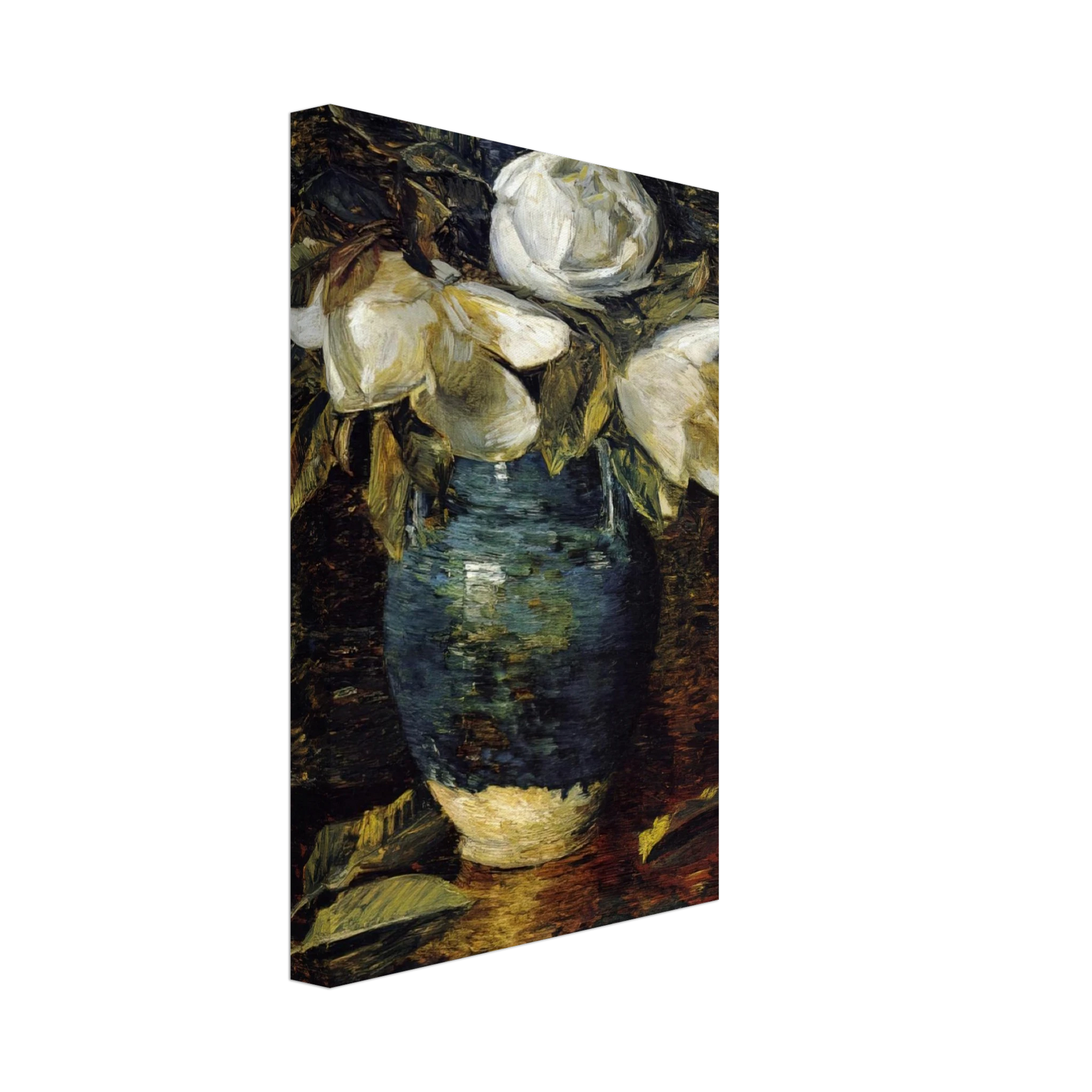 Childe Hassam - Giant Magnolias Canvas - 40x60 cm / 16x24 inches-canvas