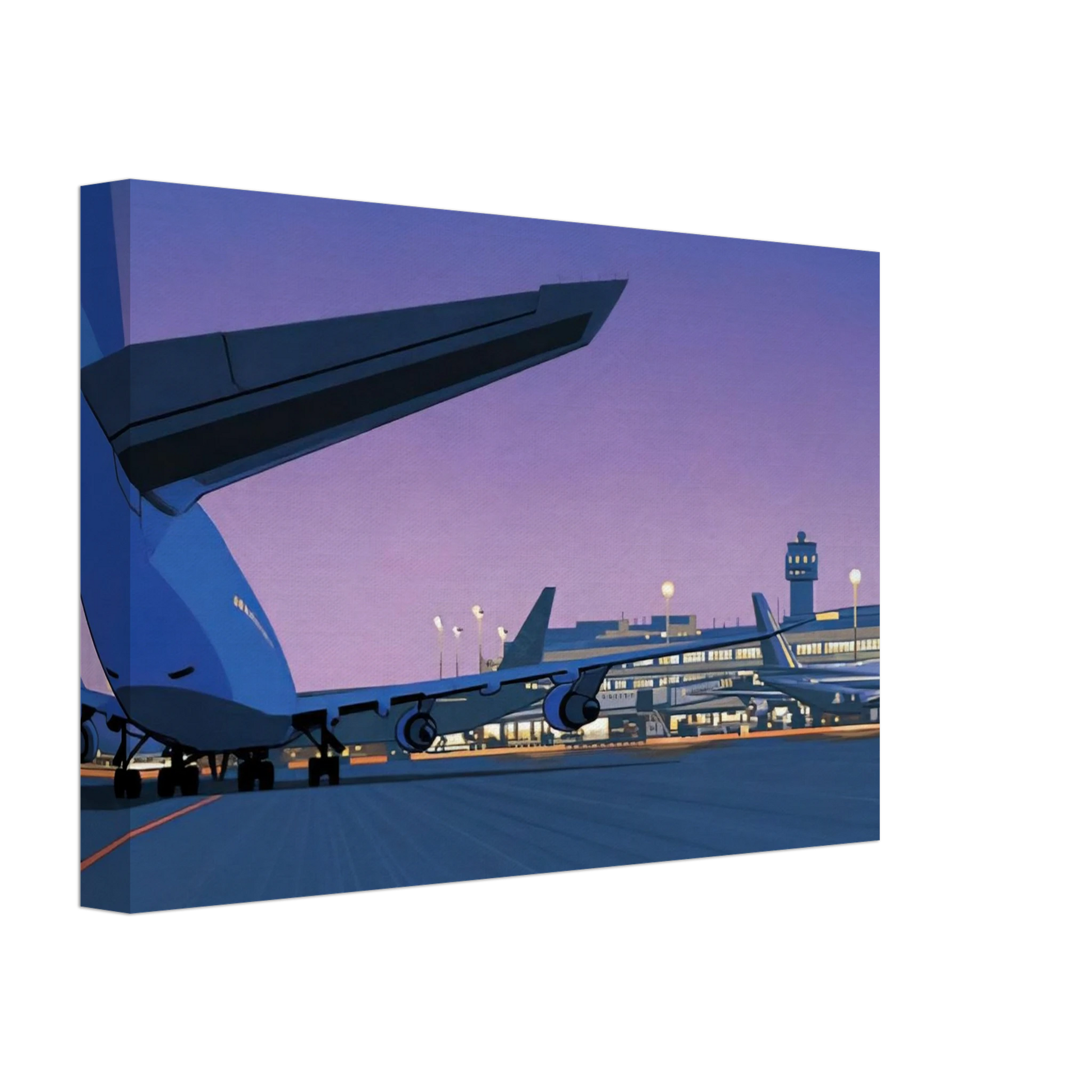 Hiroshi Nagai - Taxiway Canvas - 70x100 cm / 28x40 inches-canvas