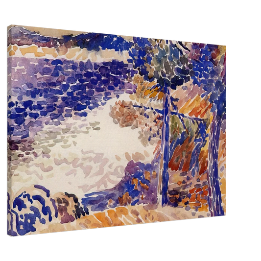 Henri-Edmond Cross - Pines by the Sea Canvas - 20x30 cm / 8x12 inches-canvas