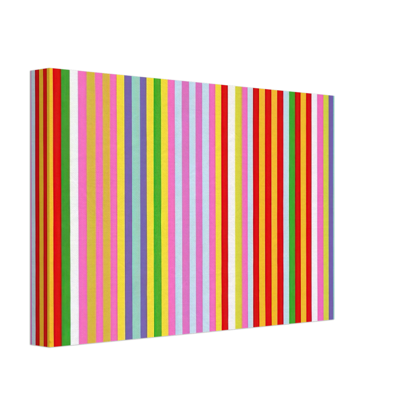 Gene Davis - Powwow - 1969 Canvas - 70x100 cm / 28x40 inches-canvas