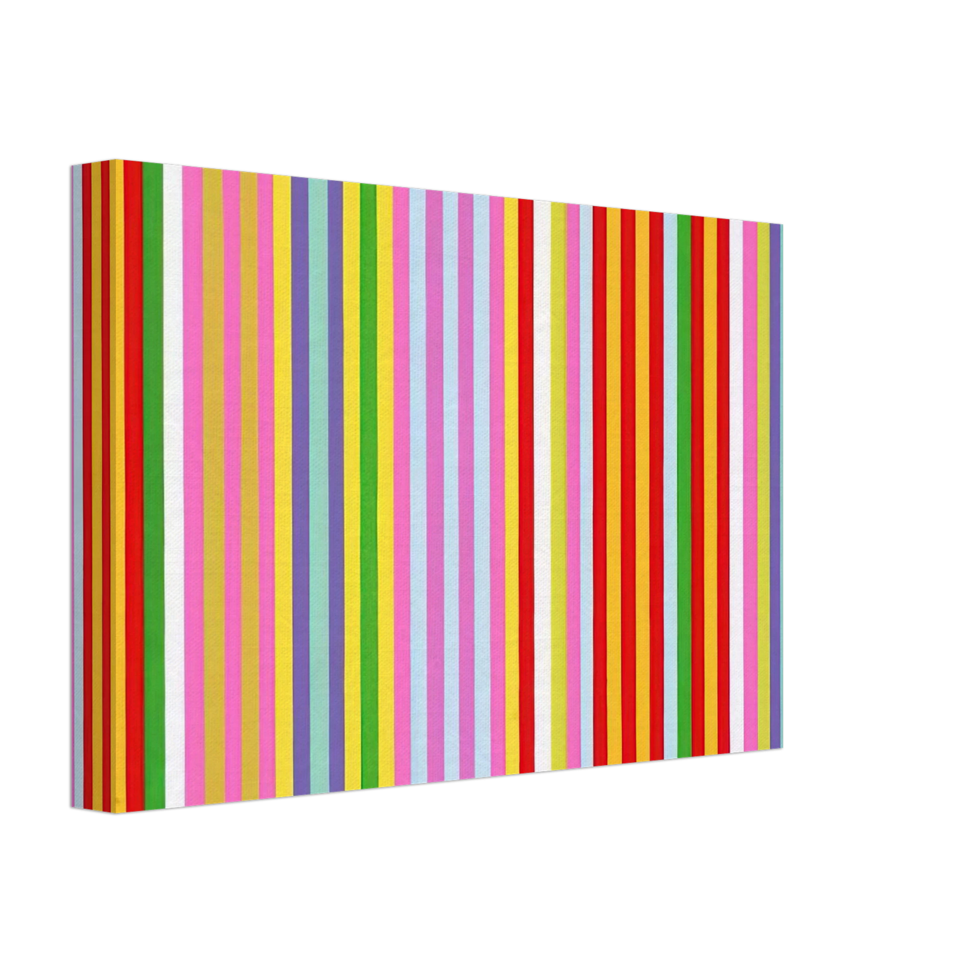 Gene Davis - Powwow - 1969 Canvas - 70x100 cm / 28x40 inches-canvas