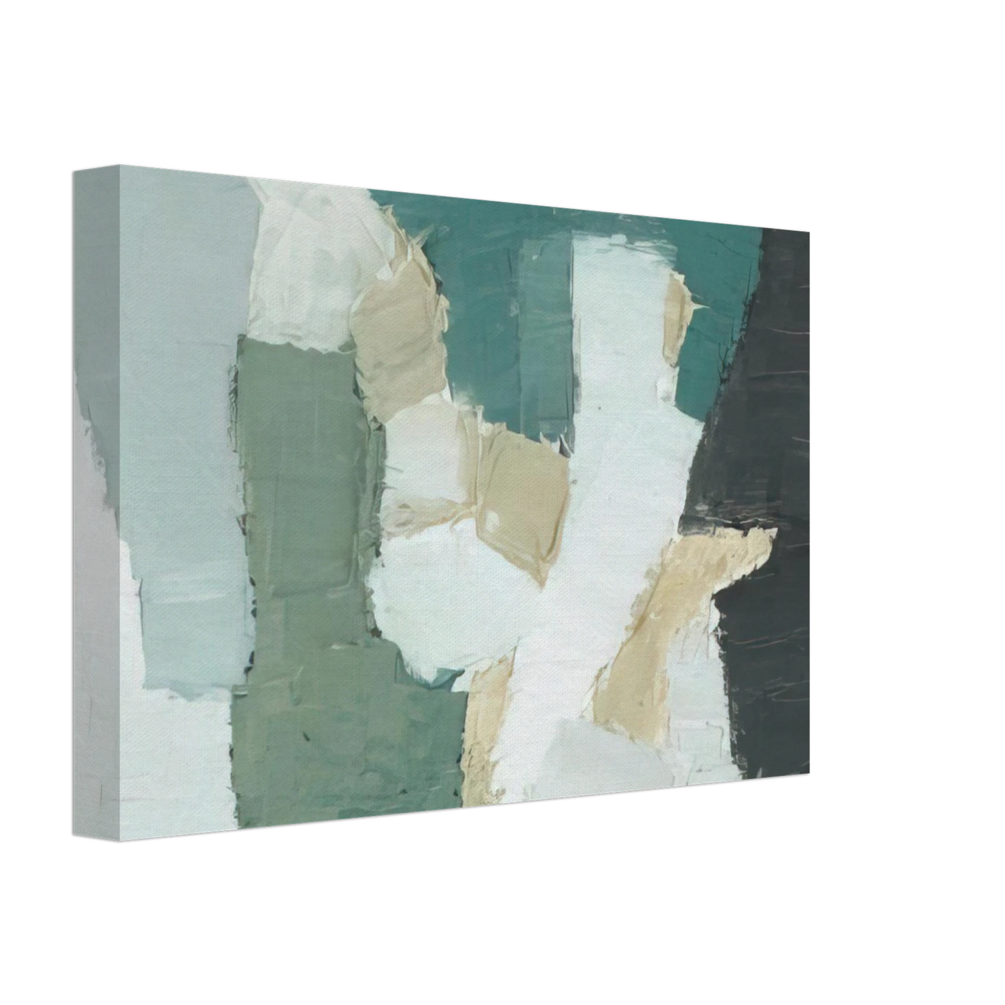 Nicolas de Stael - Composition - 1949 Canvas - 70x100 cm / 28x40 inches-canvas