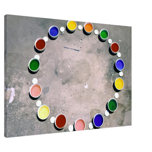 Lygia Pape - Wheel of Delights - 1967 Canvas - 20x30 cm / 8x12 inches-canvas