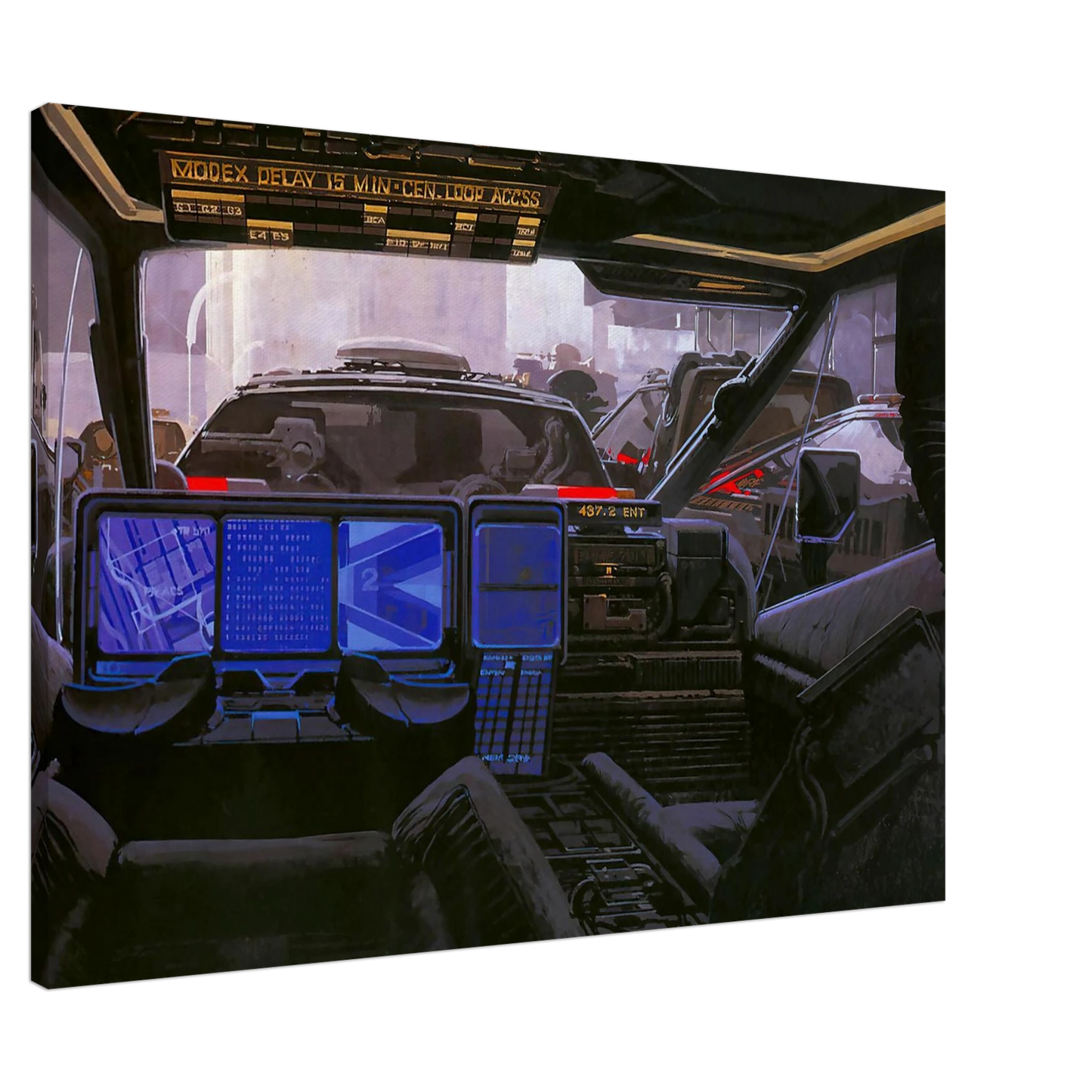 Syd Mead - Syd Mead Canvas - 20x30 cm / 8x12 inches-canvas