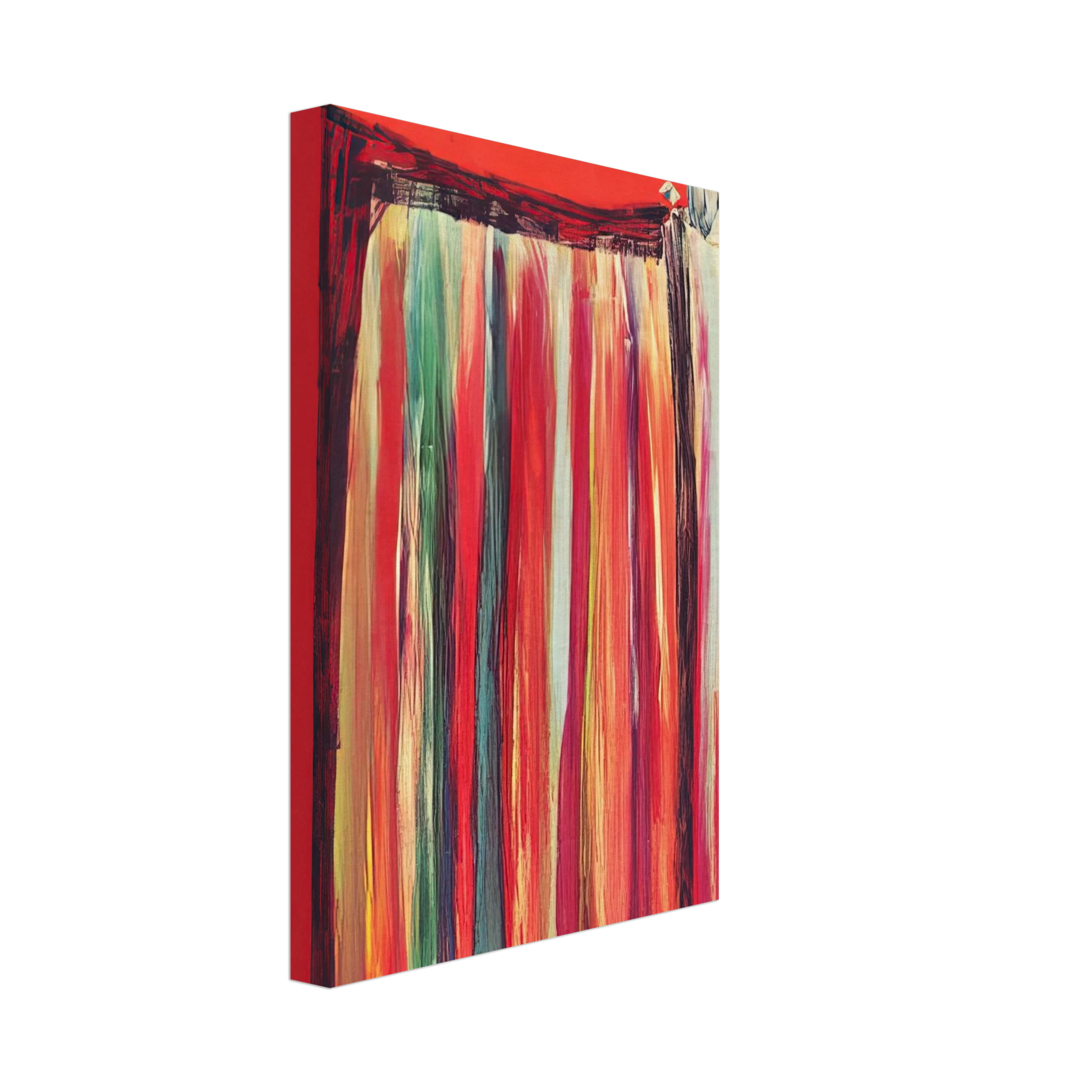 Ronnie Landfield - Coriander Rose - 1972 Canvas - 40x60 cm / 16x24 inches-canvas