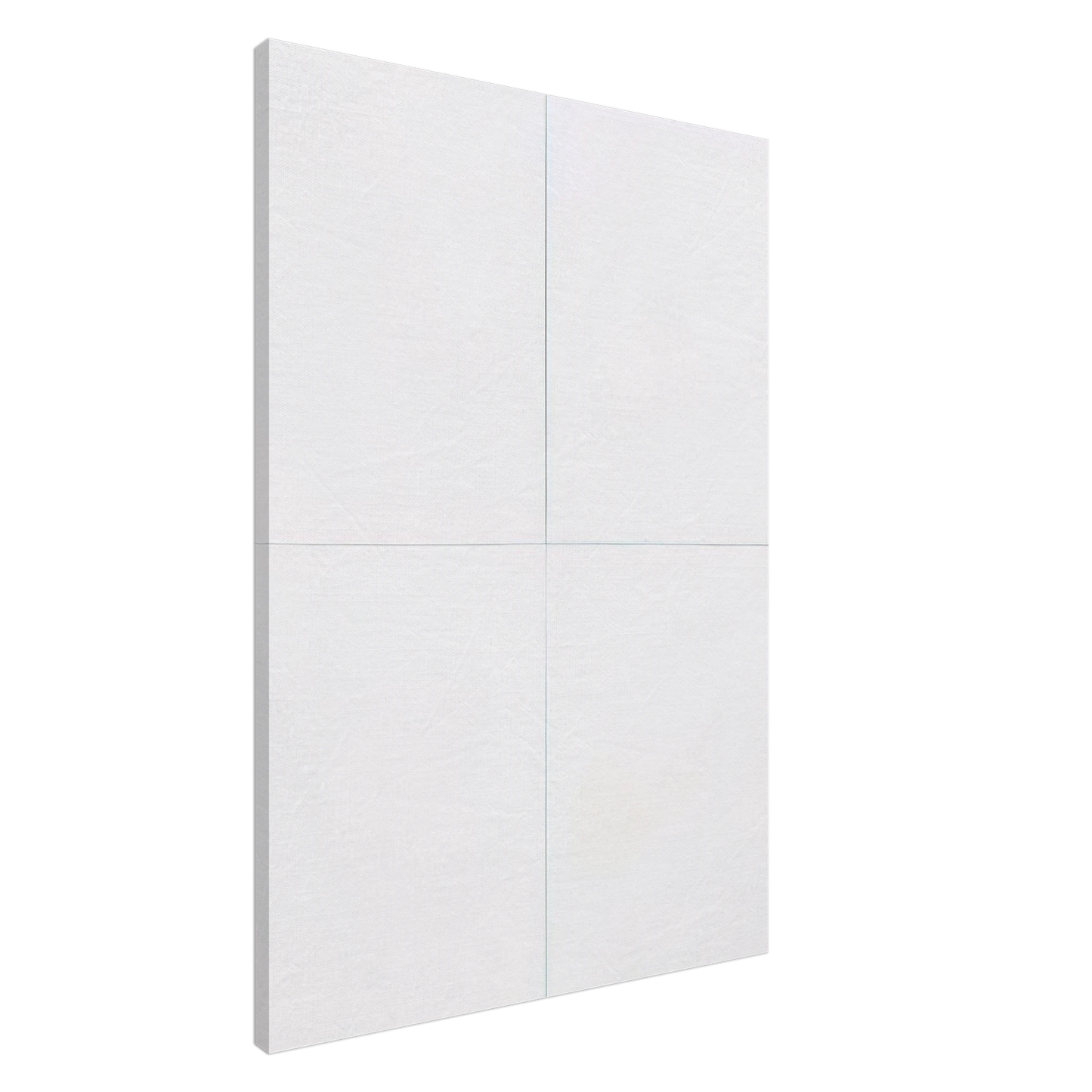 Robert Rauschenberg - WHITE PAINTING FOUR PANEL 1951 Canvas - 20x30 cm / 8x12 inches-canvas