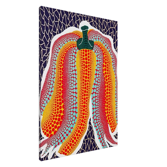 Yayoi Kusama - PUMPKIN 1990 Canvas - 20x30 cm / 8x12 inches-canvas