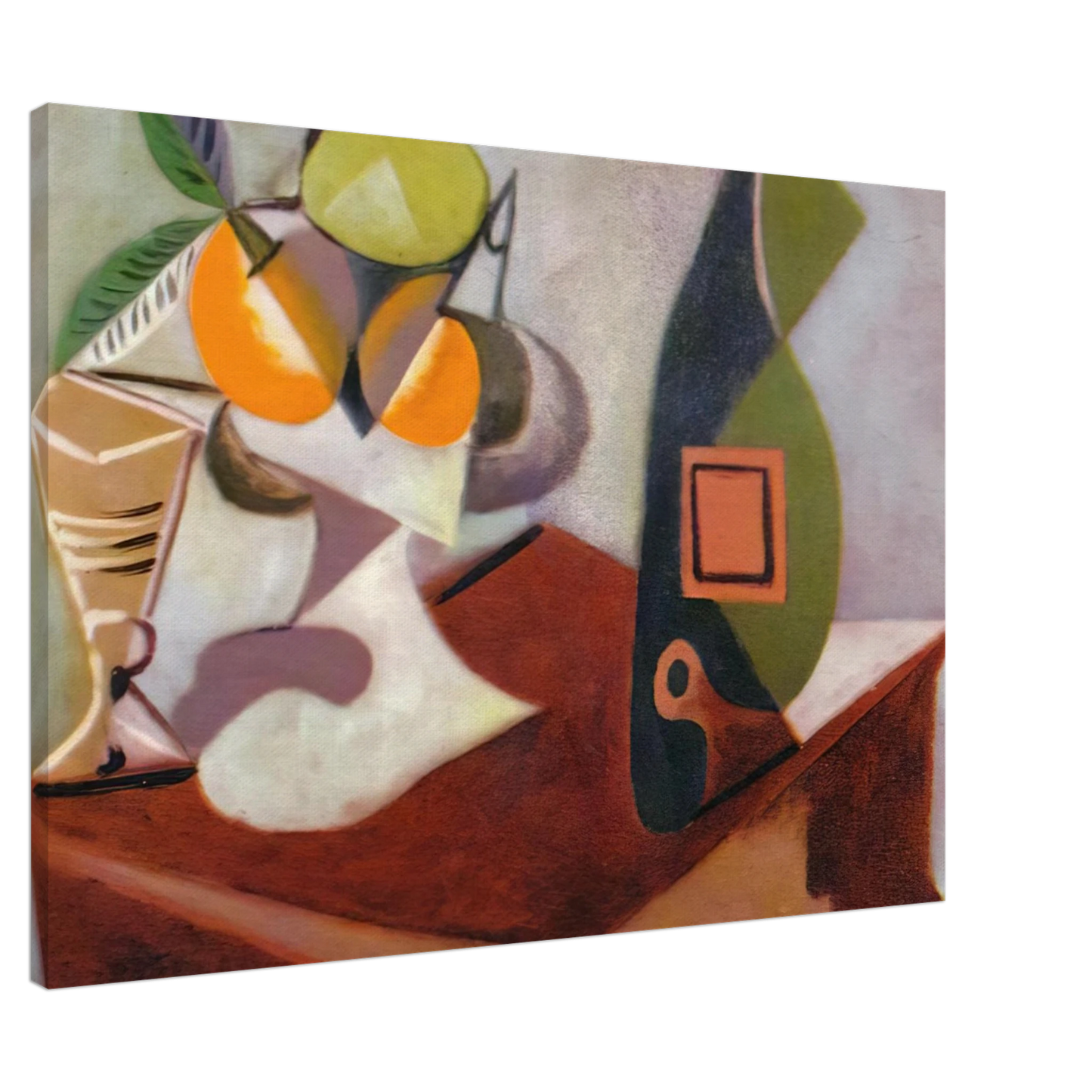 Pablo Picasso - Still life with lemon and oranges Canvas - 20x30 cm / 8x12 inches-canvas