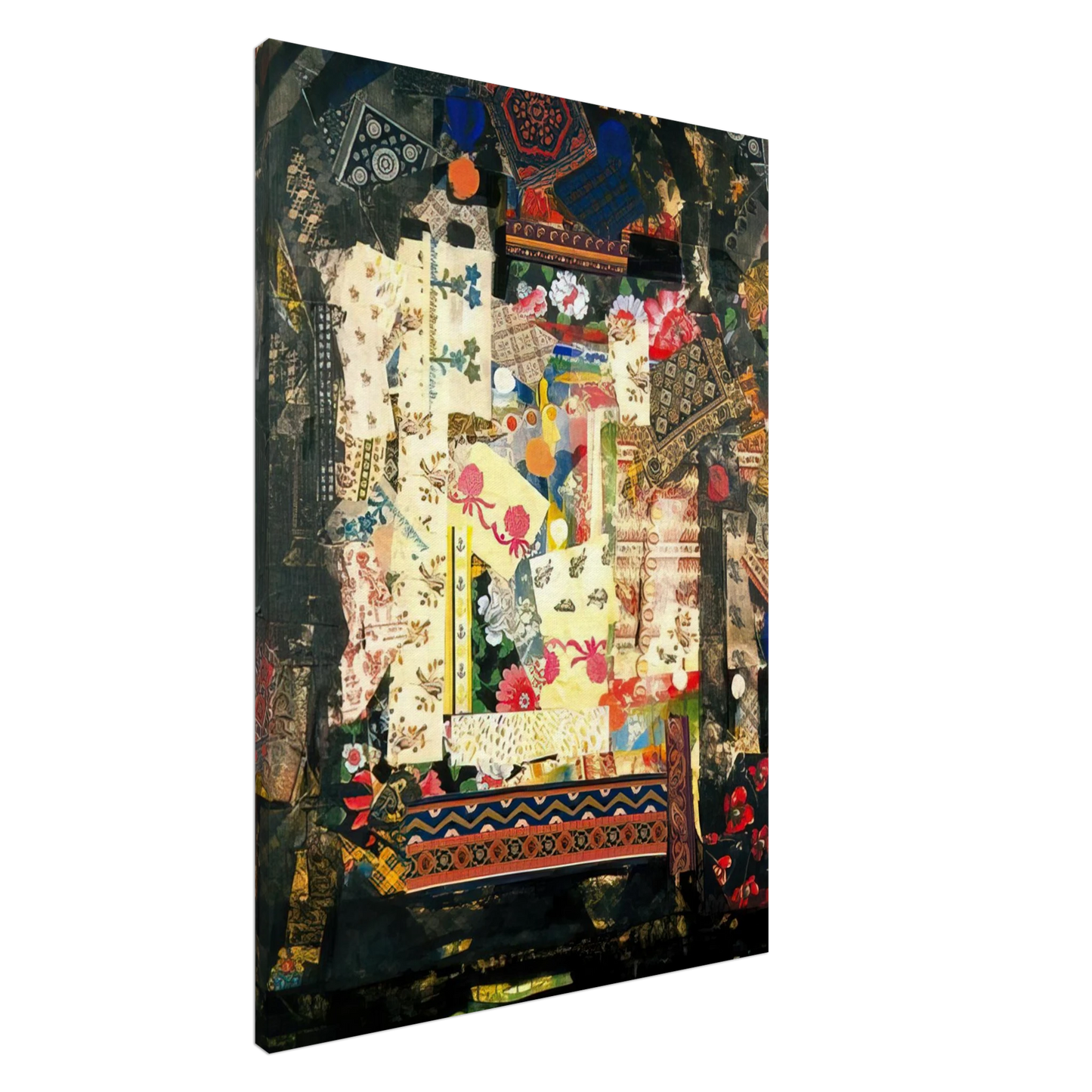 Miriam Schapiro - Window on Montana - PD Pattern and Decoration Canvas - 20x30 cm / 8x12 inches-canvas