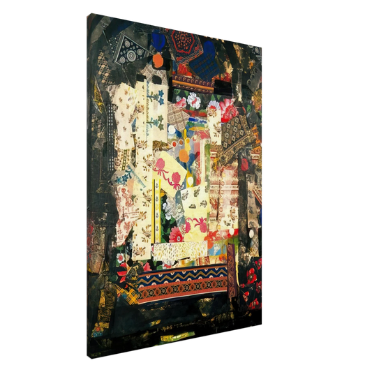 Miriam Schapiro - Window on Montana - PD Pattern and Decoration Canvas - 20x30 cm / 8x12 inches-canvas