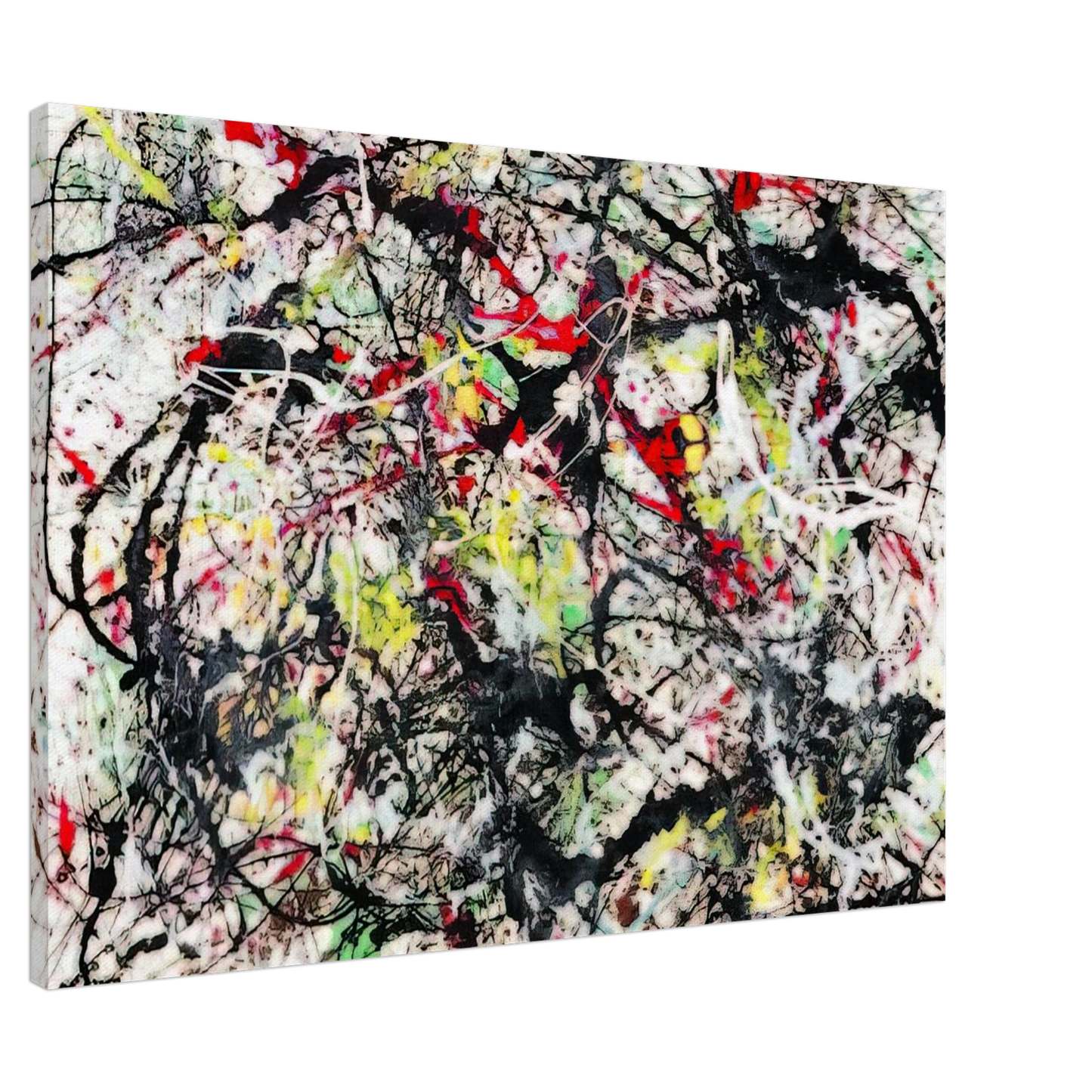 Jackson Pollock - NUMBER 48 1949 Canvas - 20x30 cm / 8x12 inches-canvas