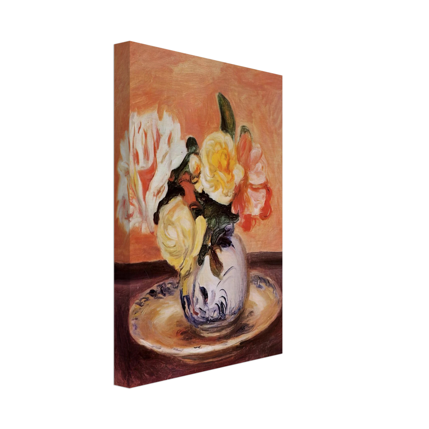 Pierre-Auguste Renoir - Vase of Flowers Canvas - 40x60 cm / 16x24 inches-canvas