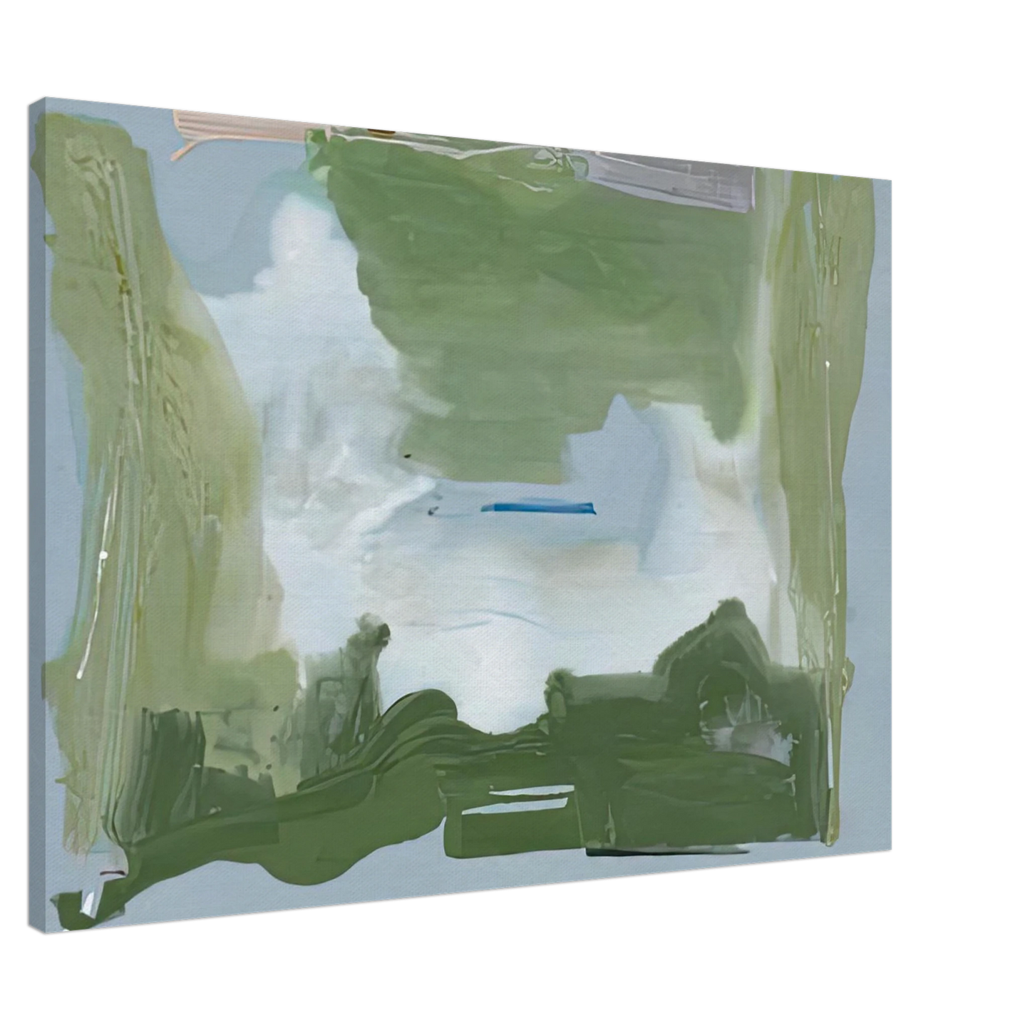 Helen Frankenthaler - Lush Spring, 1975- Canvas - 20x30 cm / 8x12 inches-canvas