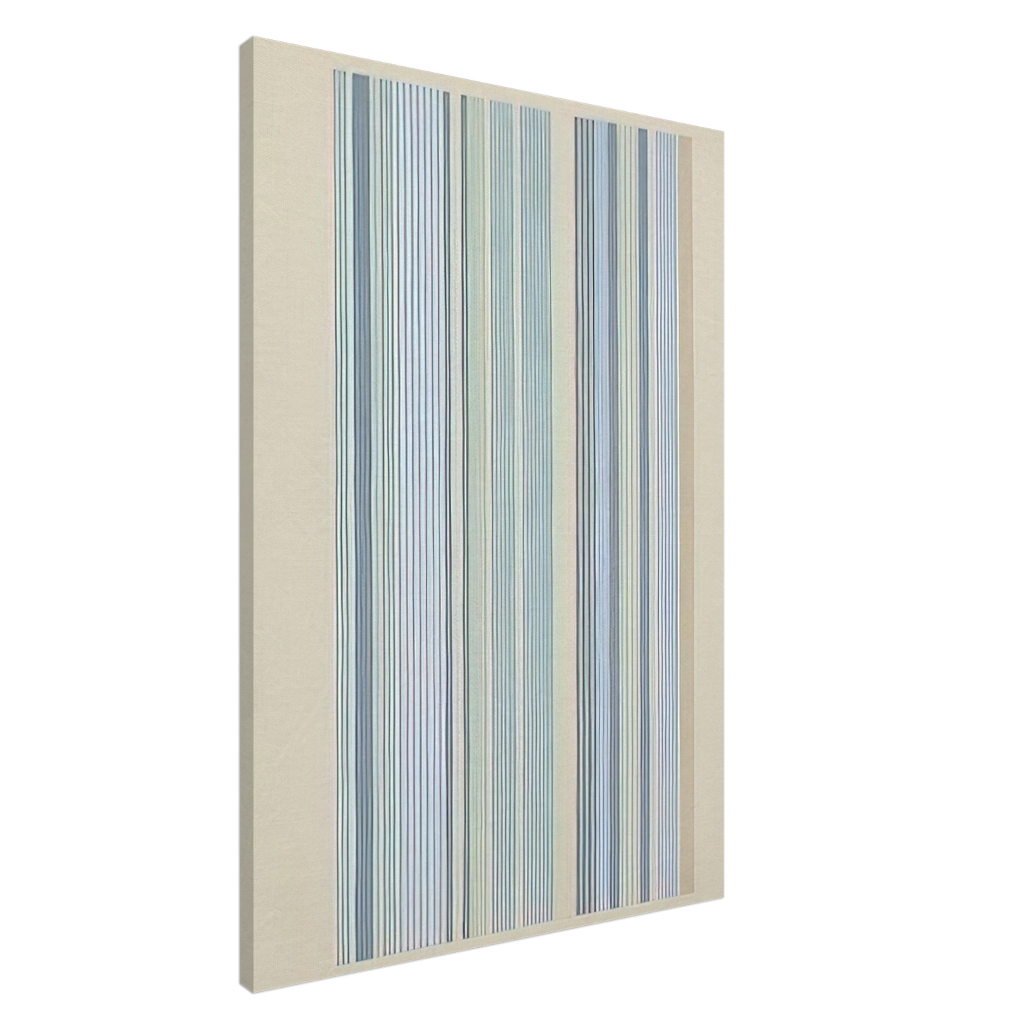 Gene Davis - Blue Bird - 1978 Canvas - 20x30 cm / 8x12 inches-canvas