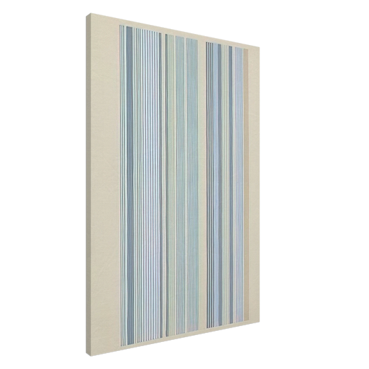 Gene Davis - Blue Bird - 1978 Canvas - 20x30 cm / 8x12 inches-canvas