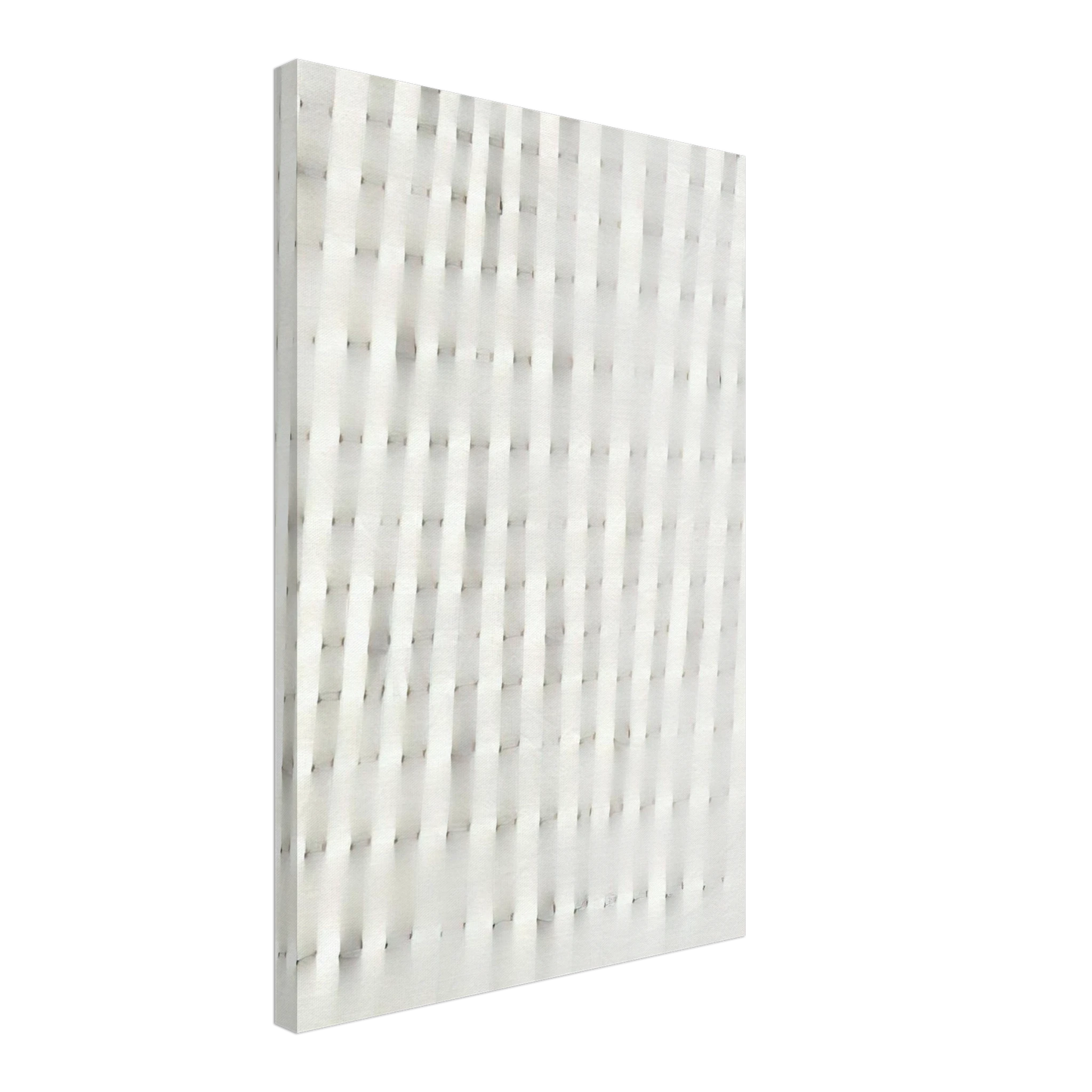 Enrico Castellani - Superficie Bianca - 1985 Canvas - 70x100 cm / 28x40 inches-canvas