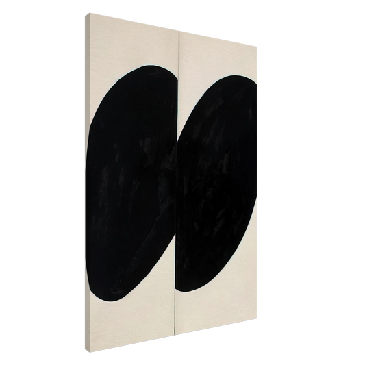 Ellsworth Kelly - Black Forms Canvas - 20x30 cm / 8x12 inches-canvas