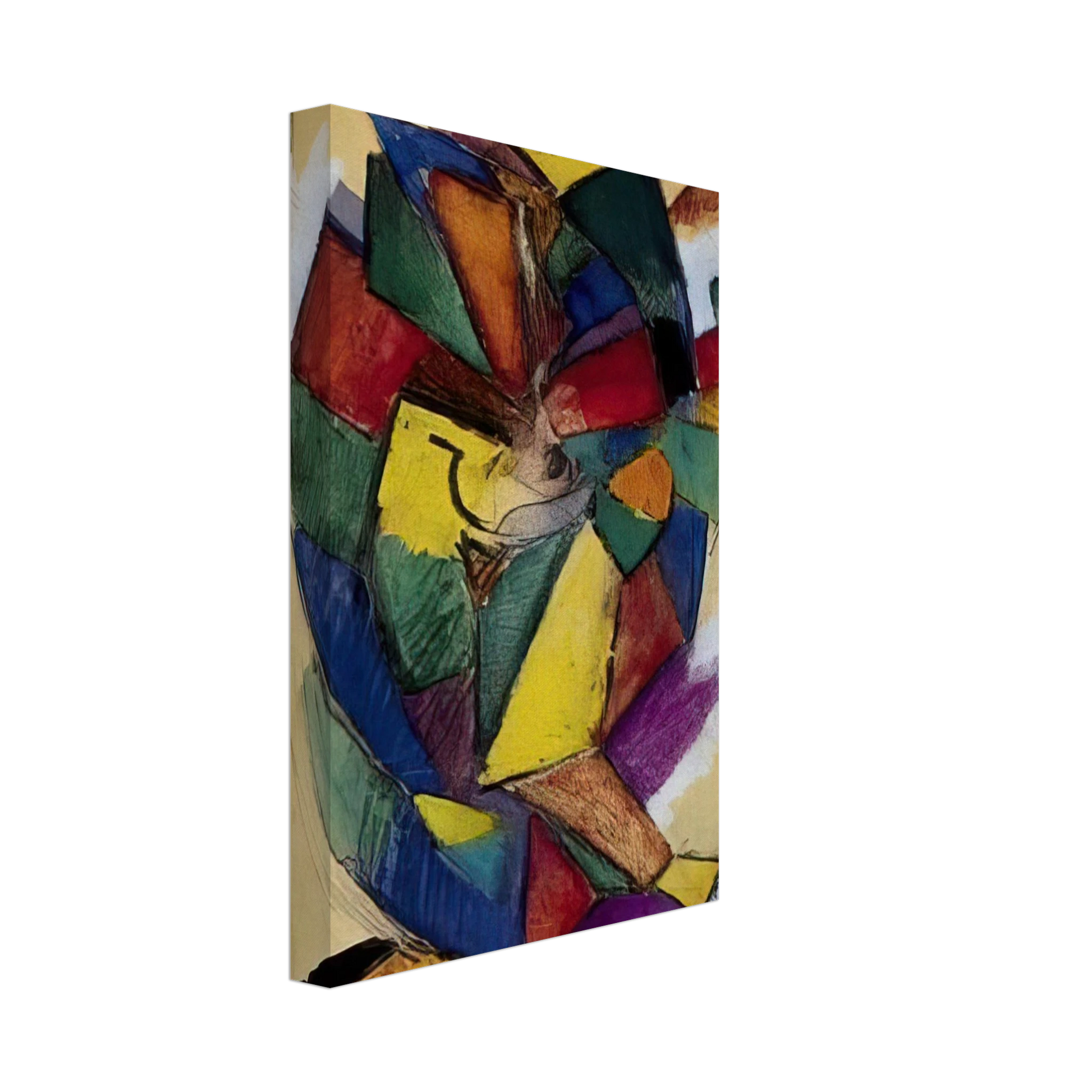 Morgan Russell - Synchromy - Synchromism Canvas - 40x60 cm / 16x24 inches-canvas