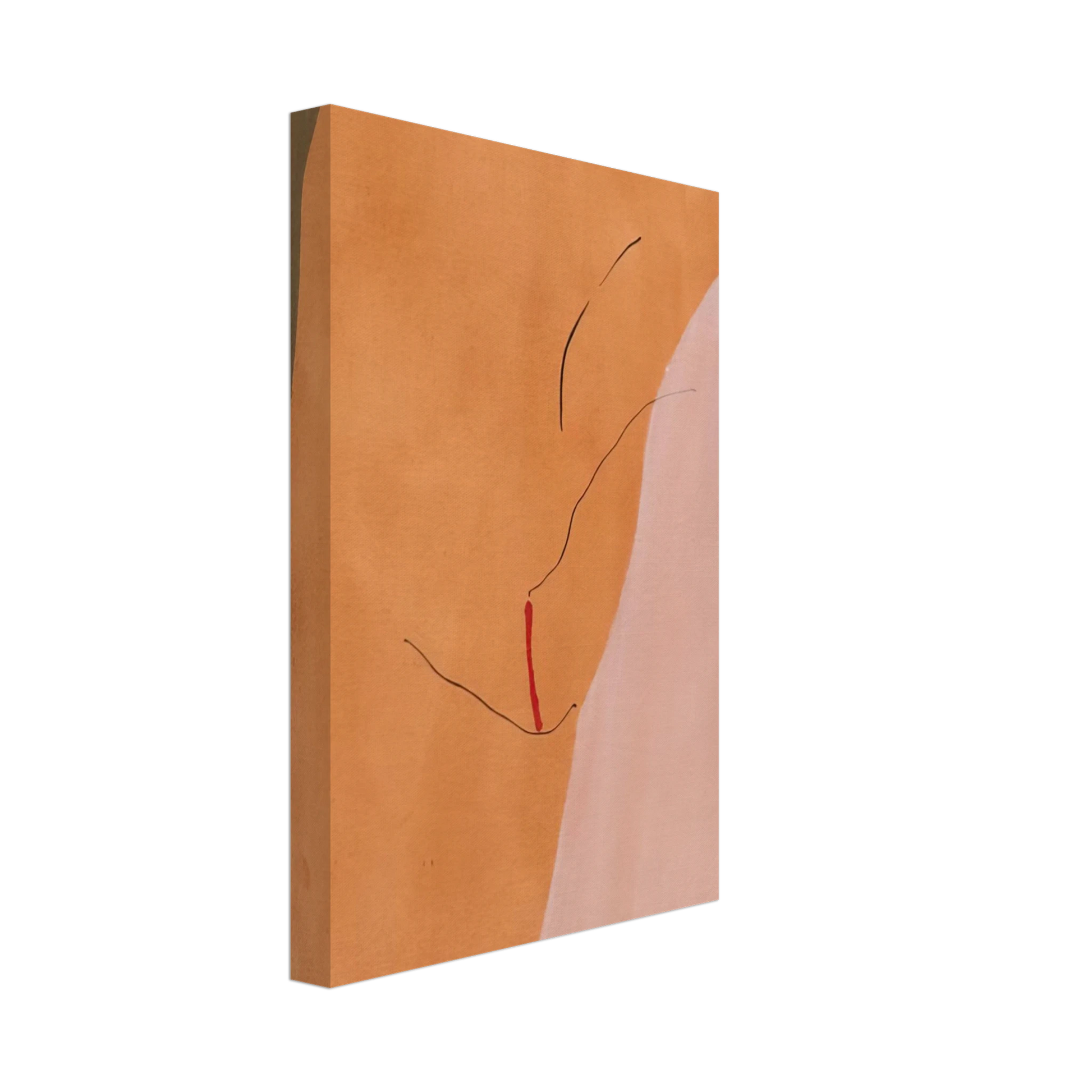 Helen Frankenthaler - Sanguine Mood - 1971 Canvas - 40x60 cm / 16x24 inches-canvas