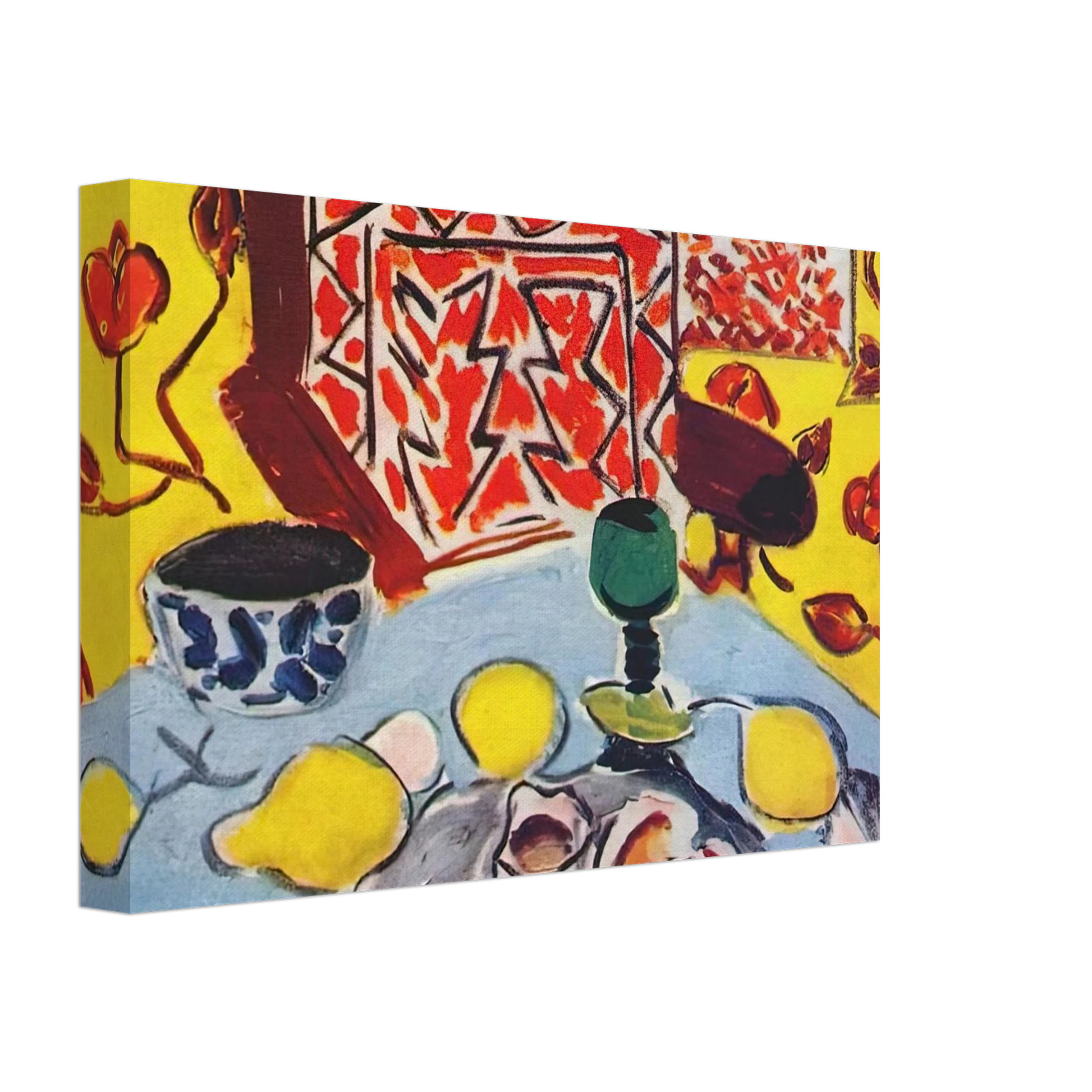 Henri Matisse - OYSTERS AND WOODEN ARMCHAIR 1943 Canvas - 70x100 cm / 28x40 inches-canvas