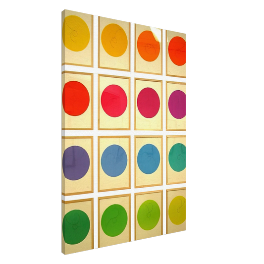 Max Bill - Constellations - 1974 Canvas - 20x30 cm / 8x12 inches-canvas